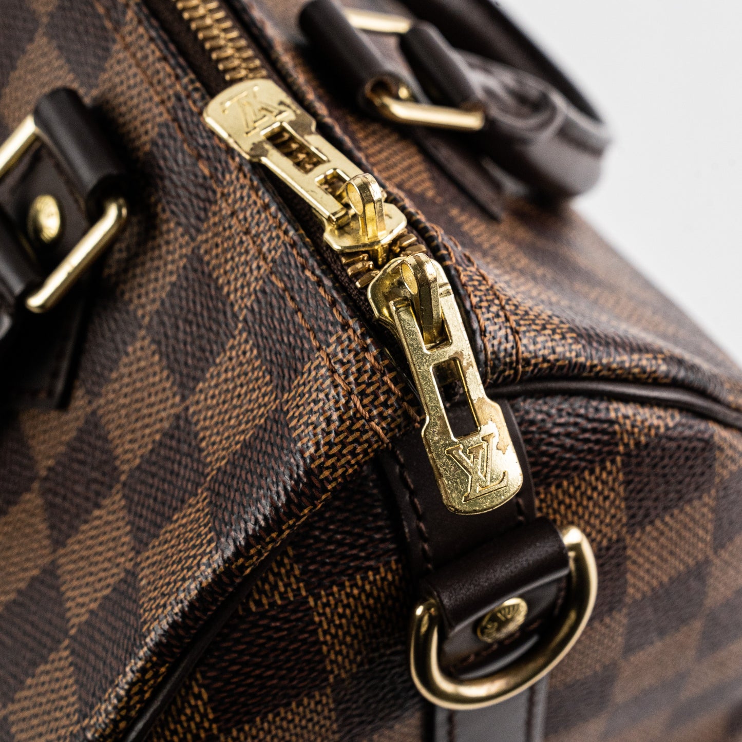 Louis Vuitton  25 Bandouliere Damier Ebene Bag