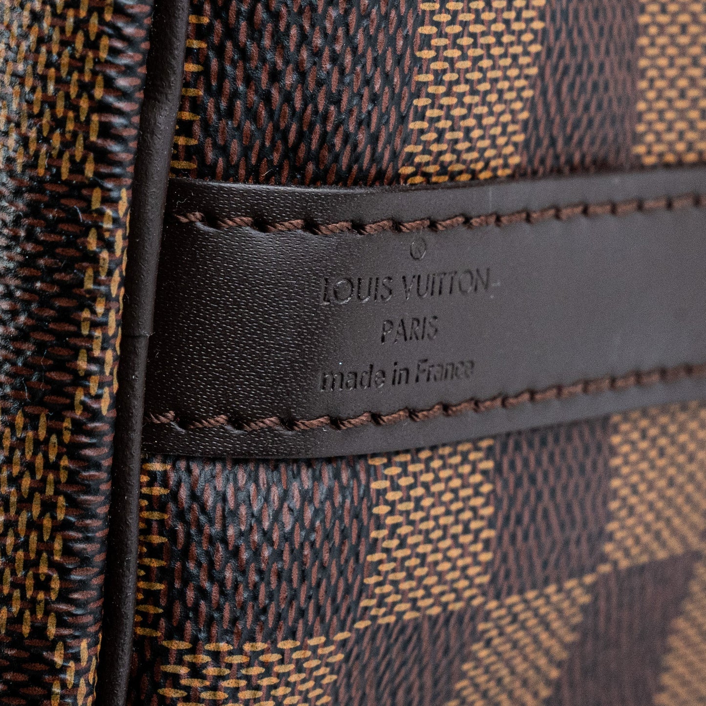 Louis Vuitton  25 Bandouliere Damier Ebene Bag