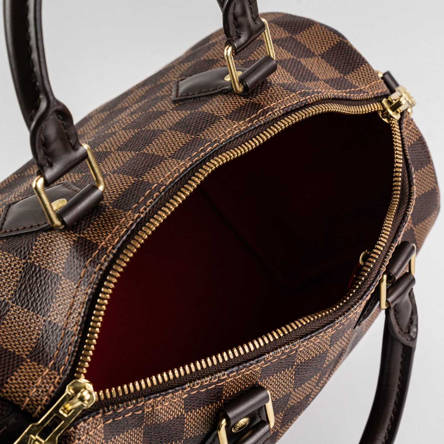 Louis Vuitton  25 Bandouliere Damier Ebene Bag