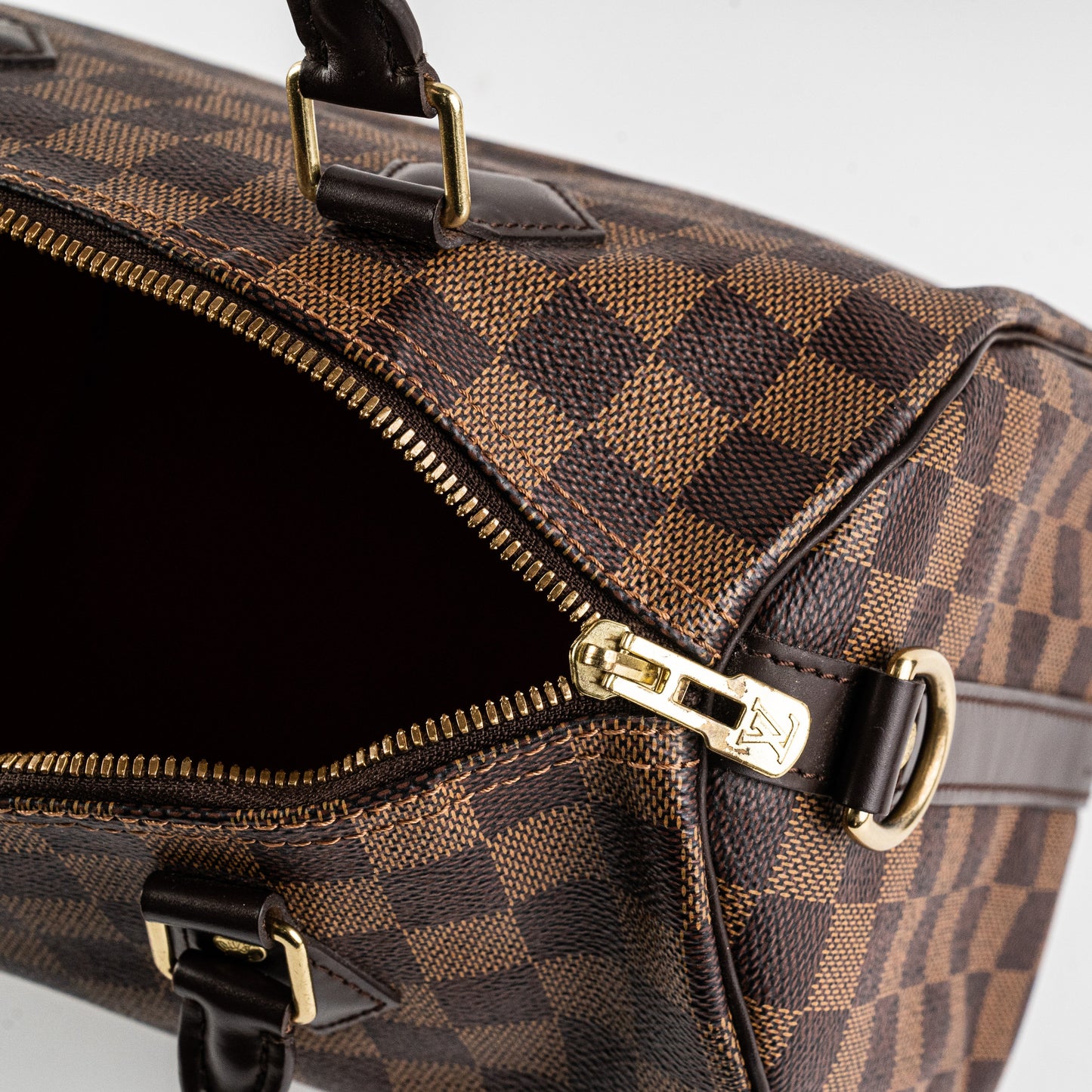 Louis Vuitton  25 Bandouliere Damier Ebene Bag