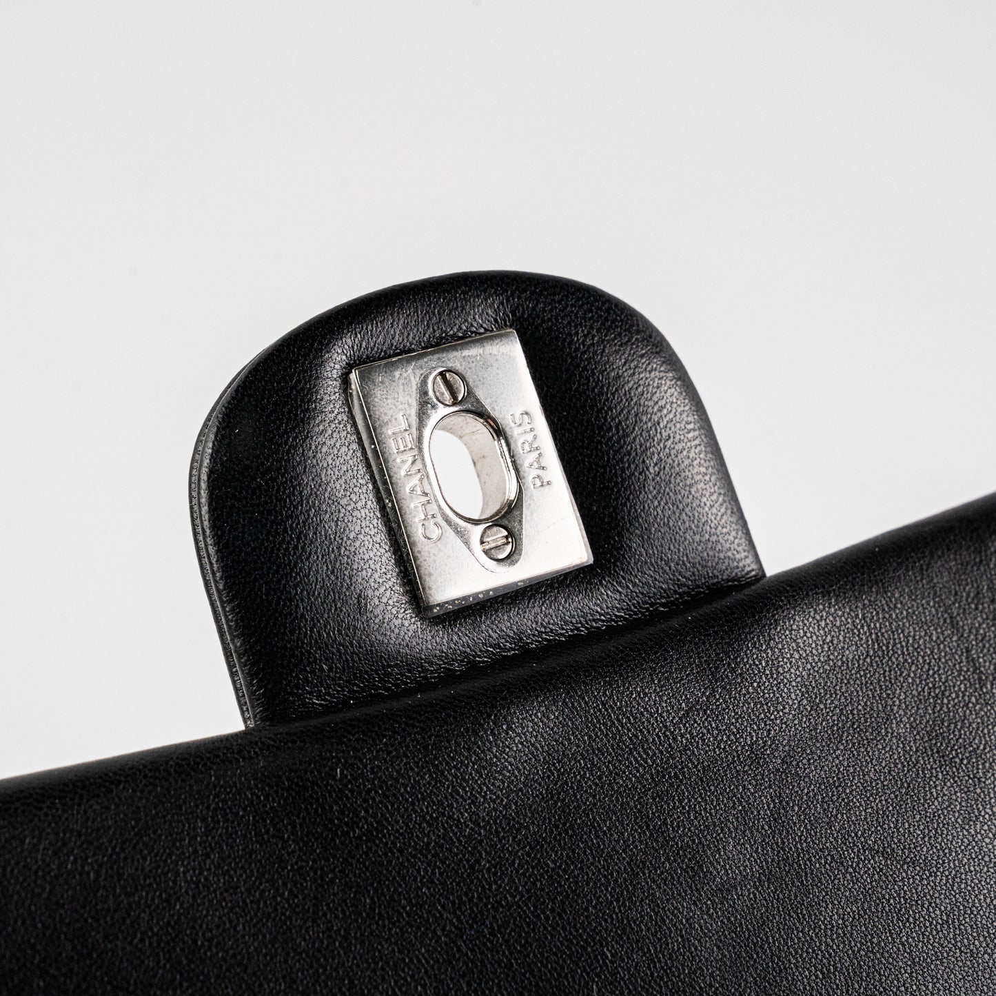 Chanel Square Mini Lambskin Black Bag