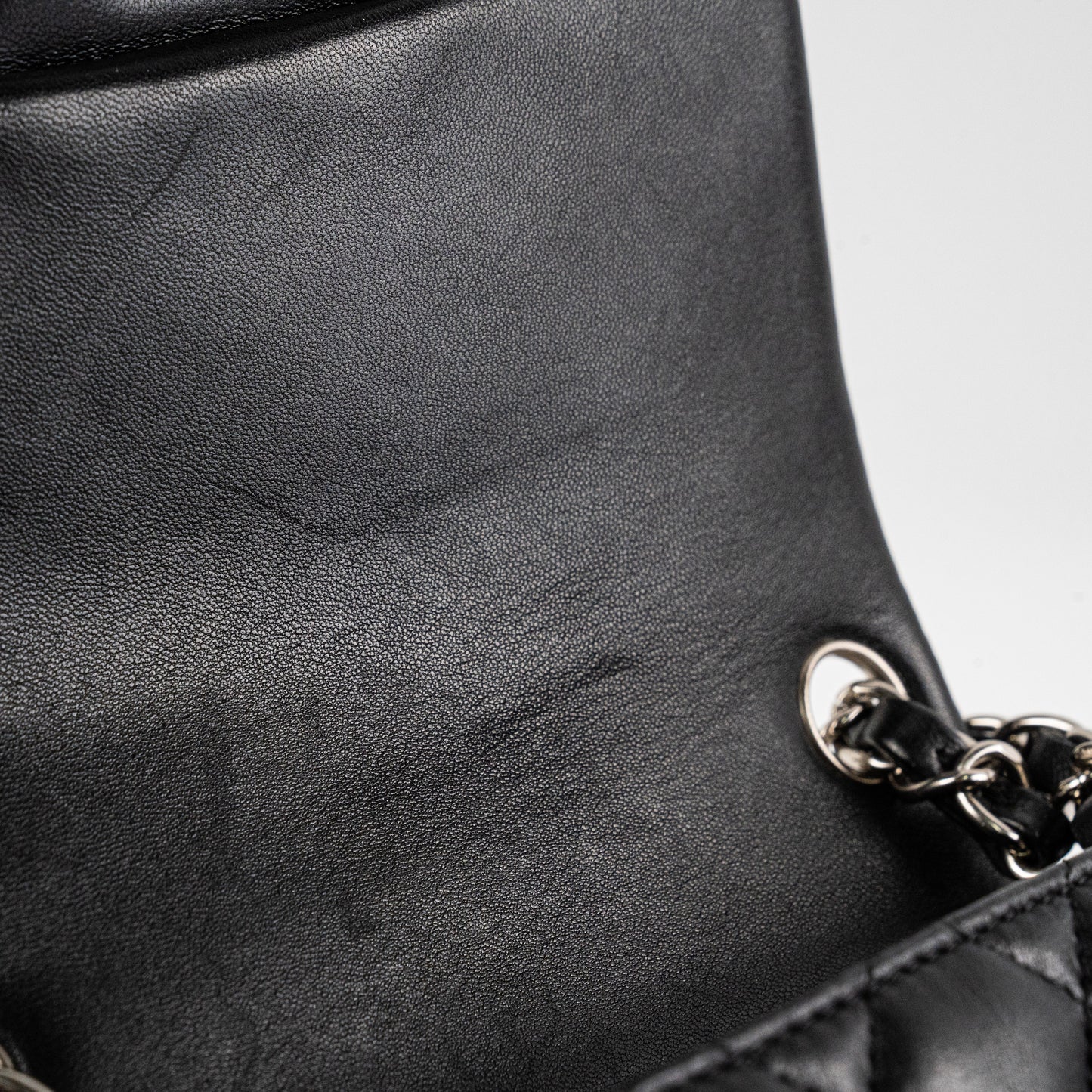 Chanel Square Mini Lambskin Black Bag