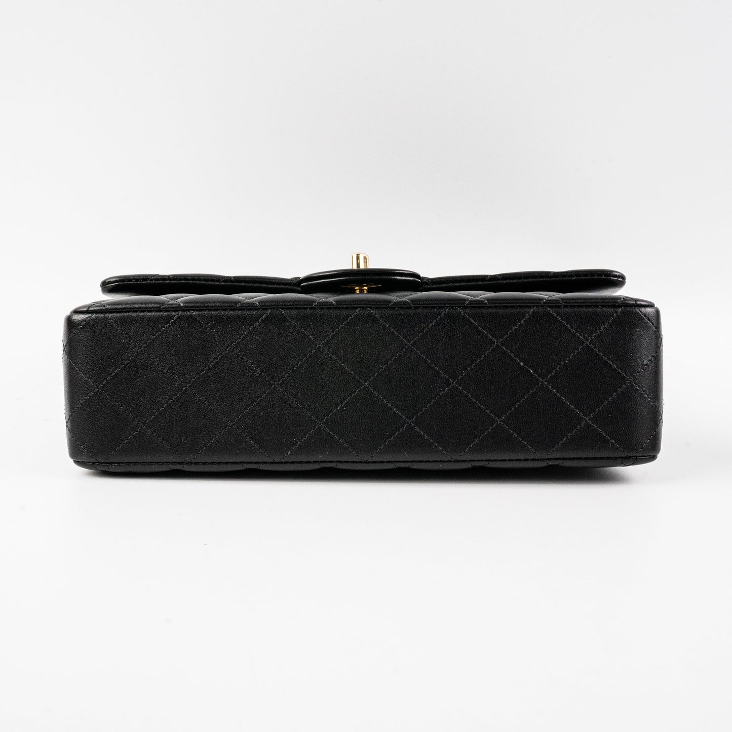 Chanel Classic Flap Medium/Large Lambskin Black Bag - Microchipped