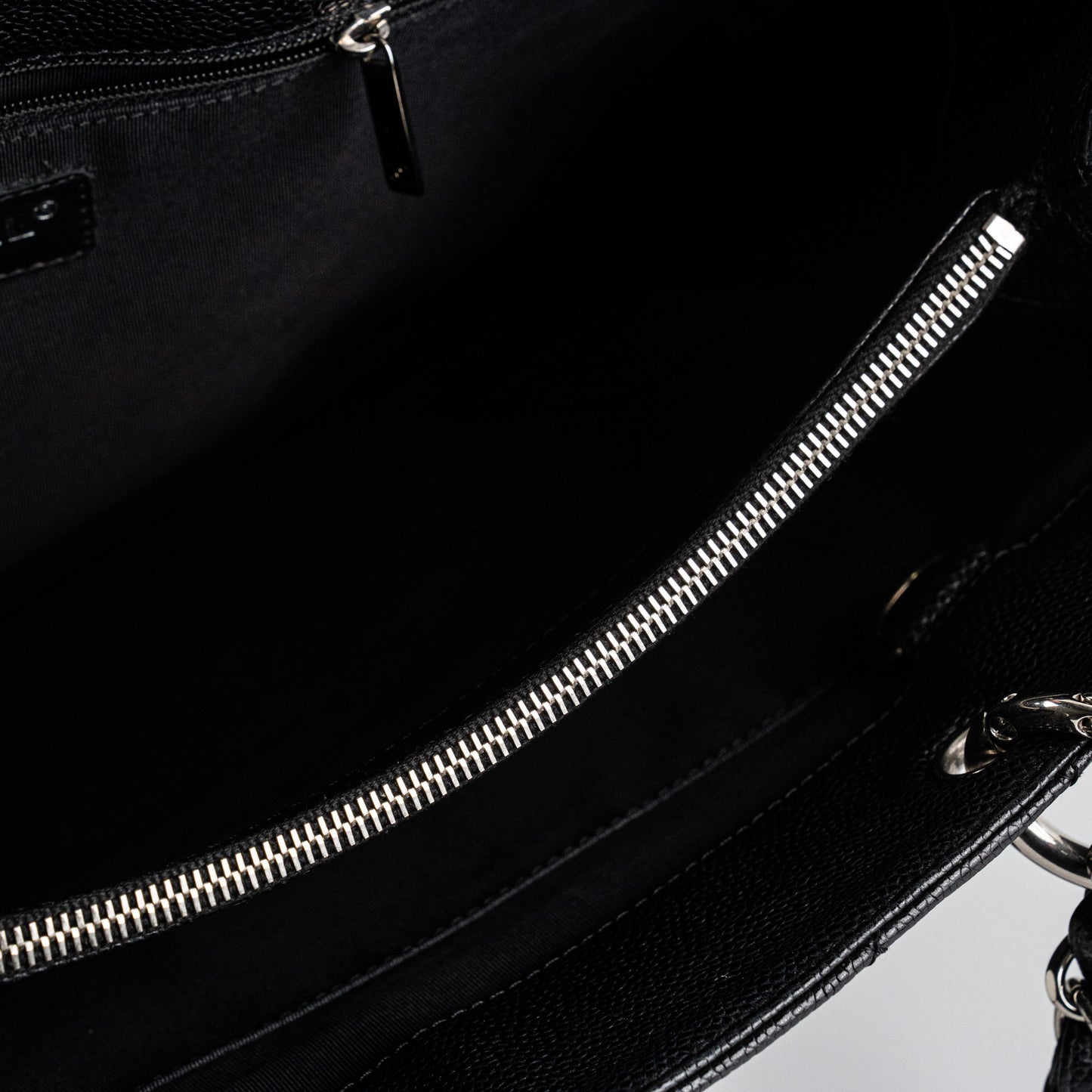 Chanel Caviar Granded Shopping Tote Black