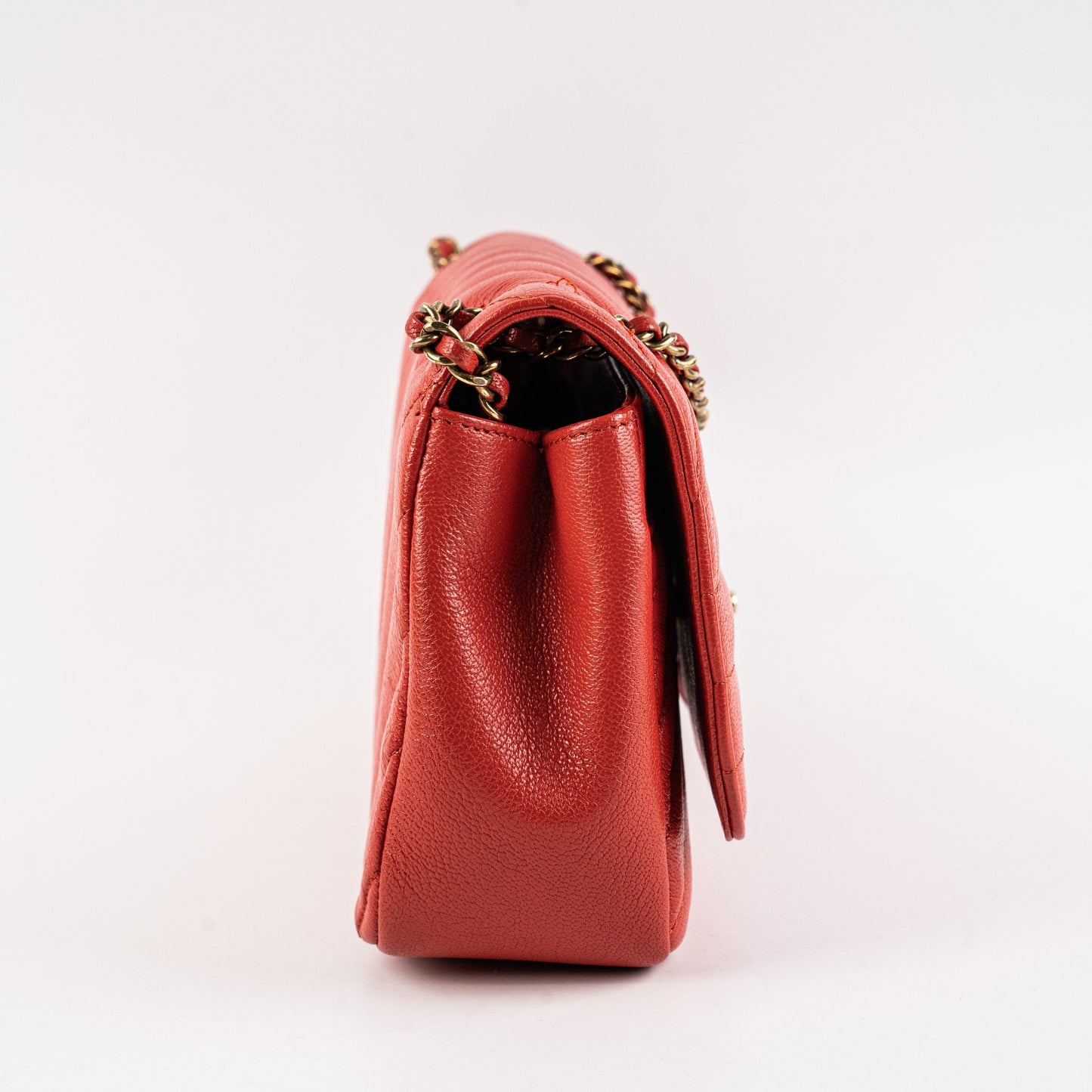 Chanel Seasonal Flap Red Crossbody Bag