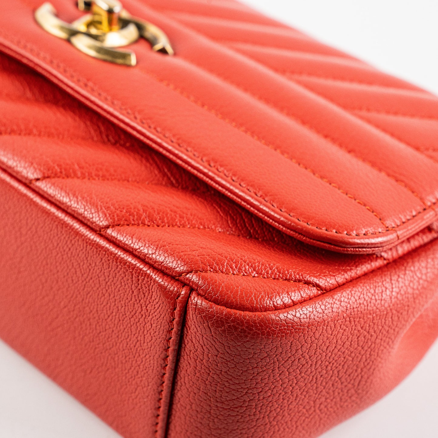 Chanel Seasonal Flap Red Crossbody Bag
