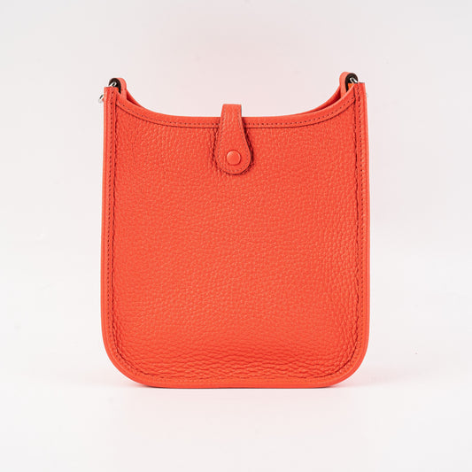 Hermes Mini Evelyne 16 Clemence Rose Jaipur - B Stamp