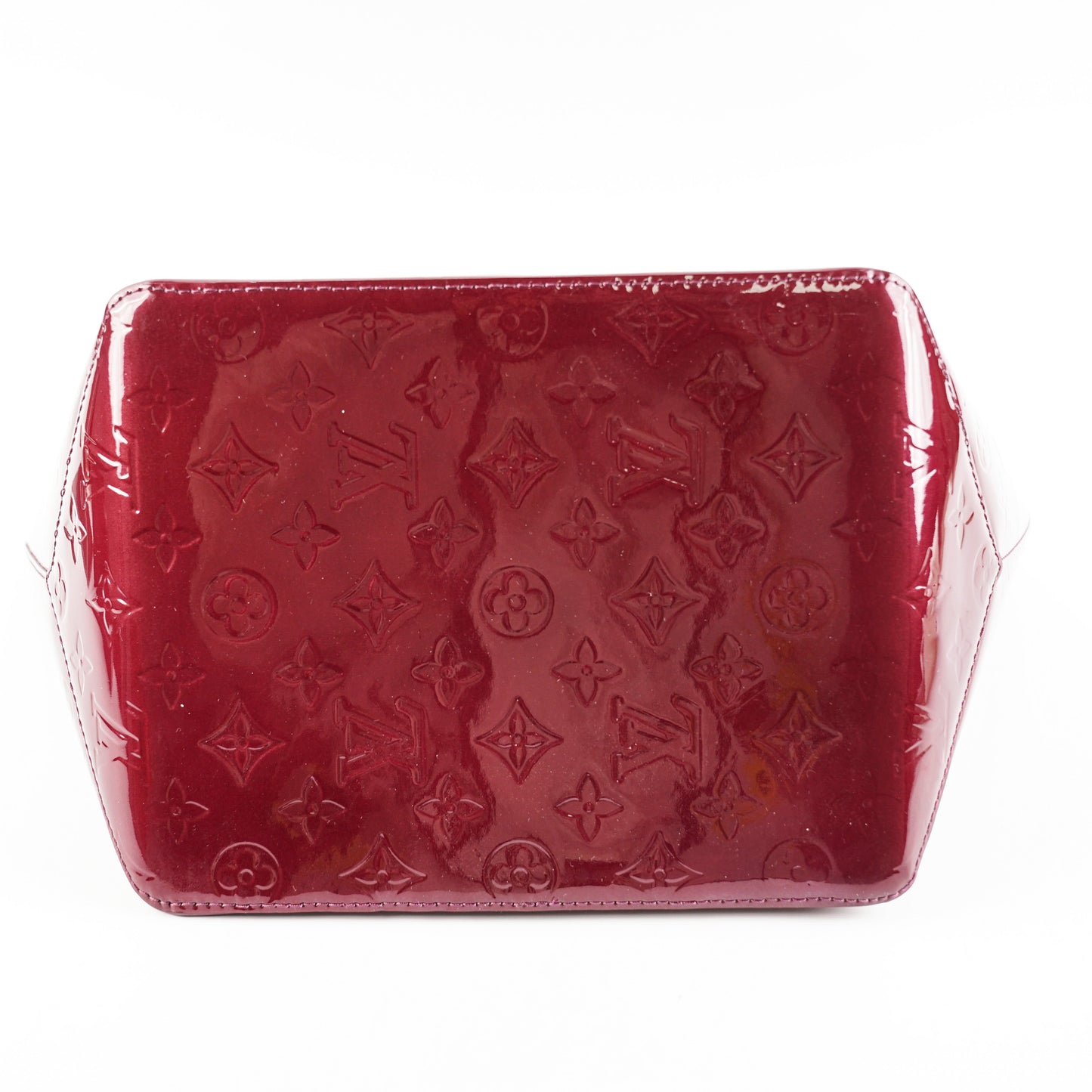 Louis Vuitton Burgundy Patent PM Tote Bag