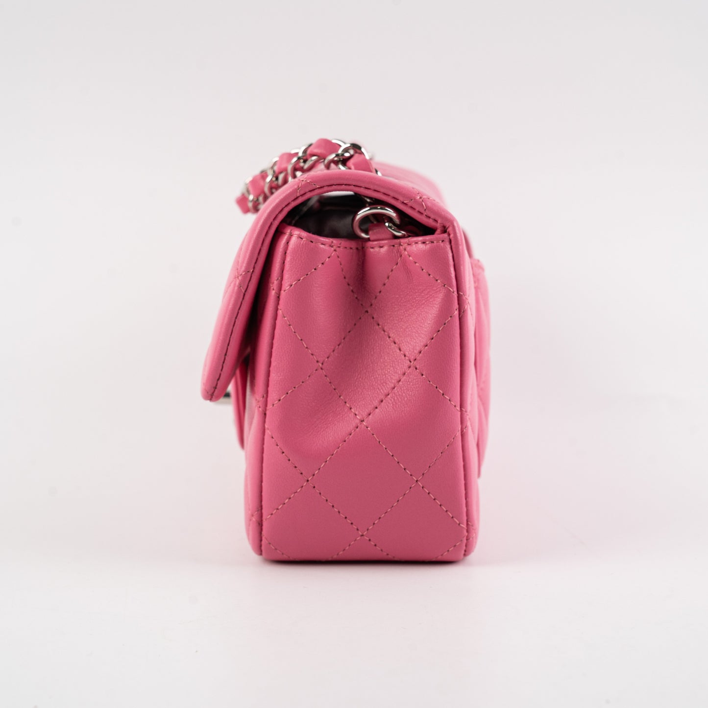 Chanel Mini Rectangle Lambskin Pink