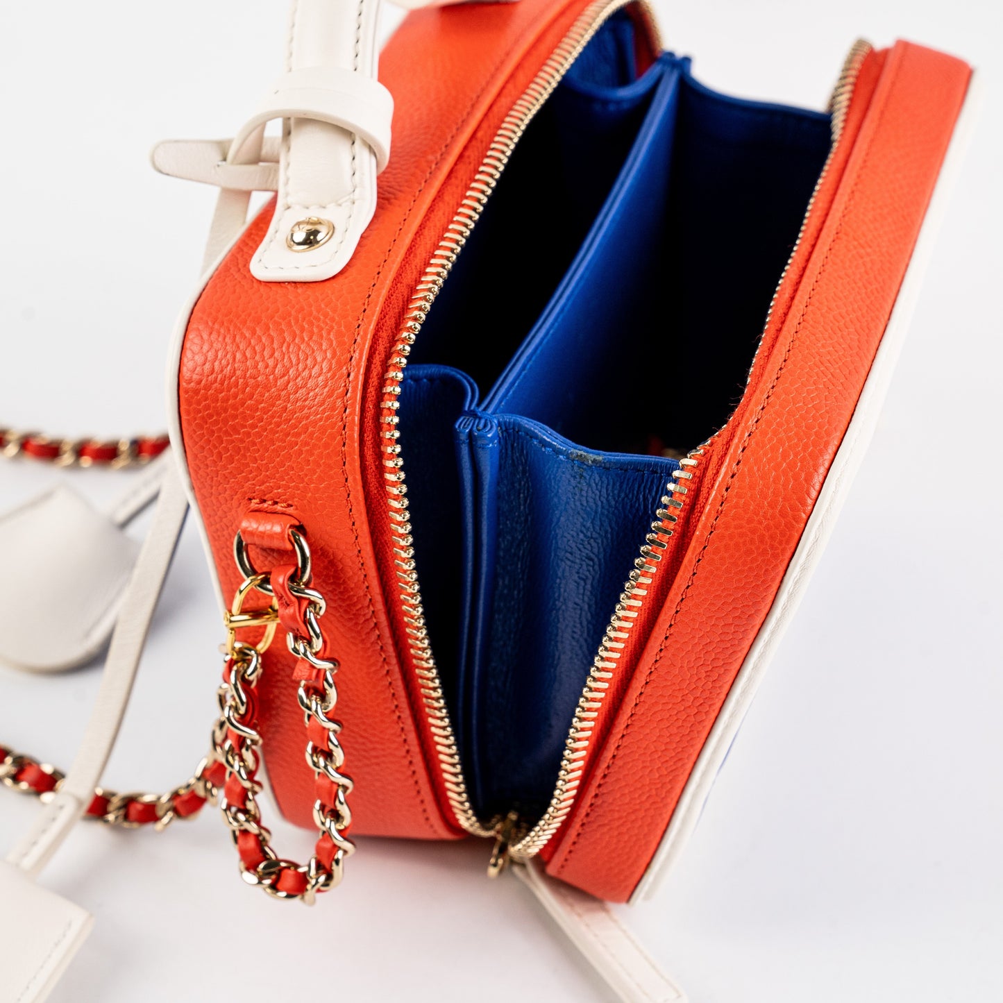 Chanel Filigree Small Tri Colour Crossbody Bag
