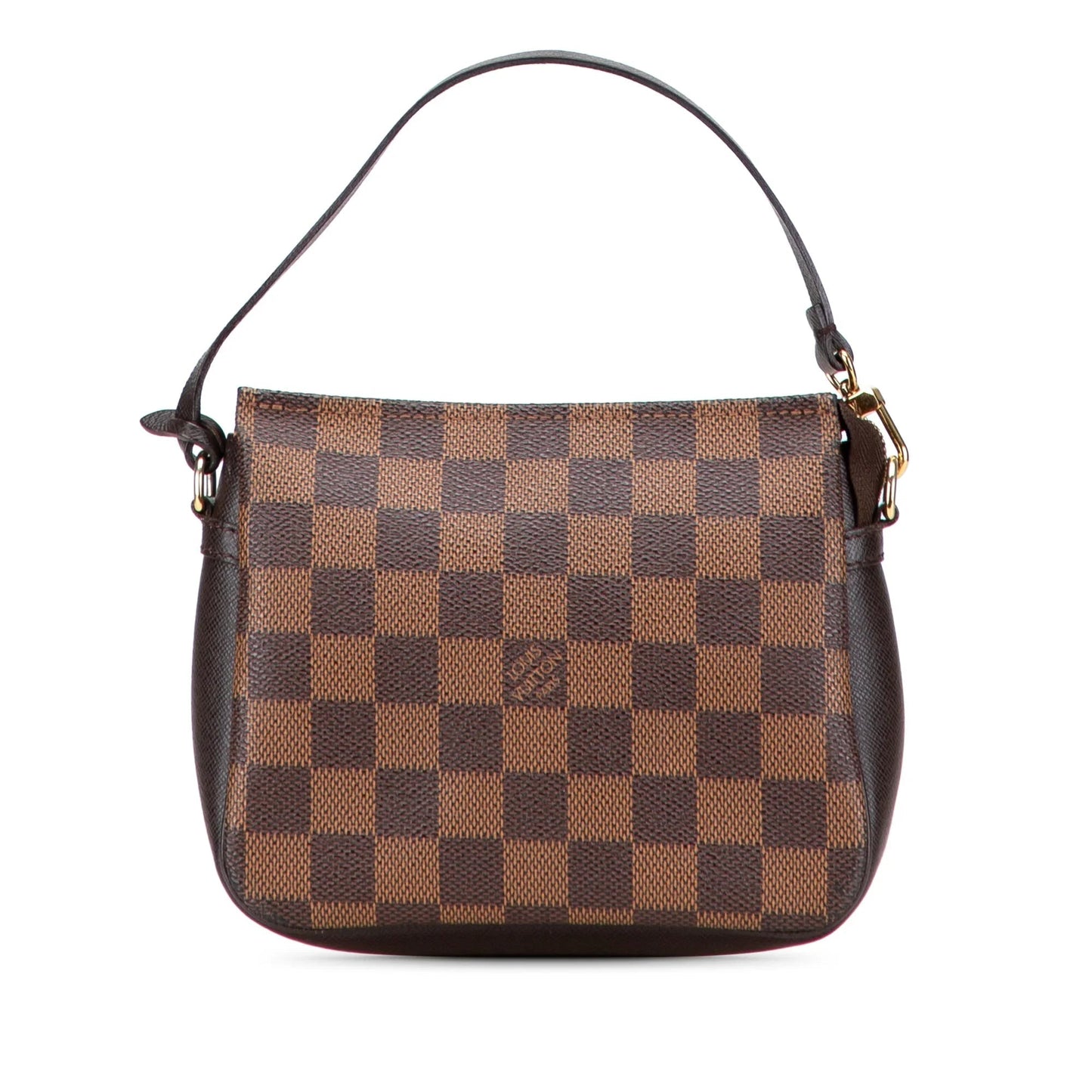 Brown Louis Vuitton Damier Ebene Trousse Pochette Handbag
