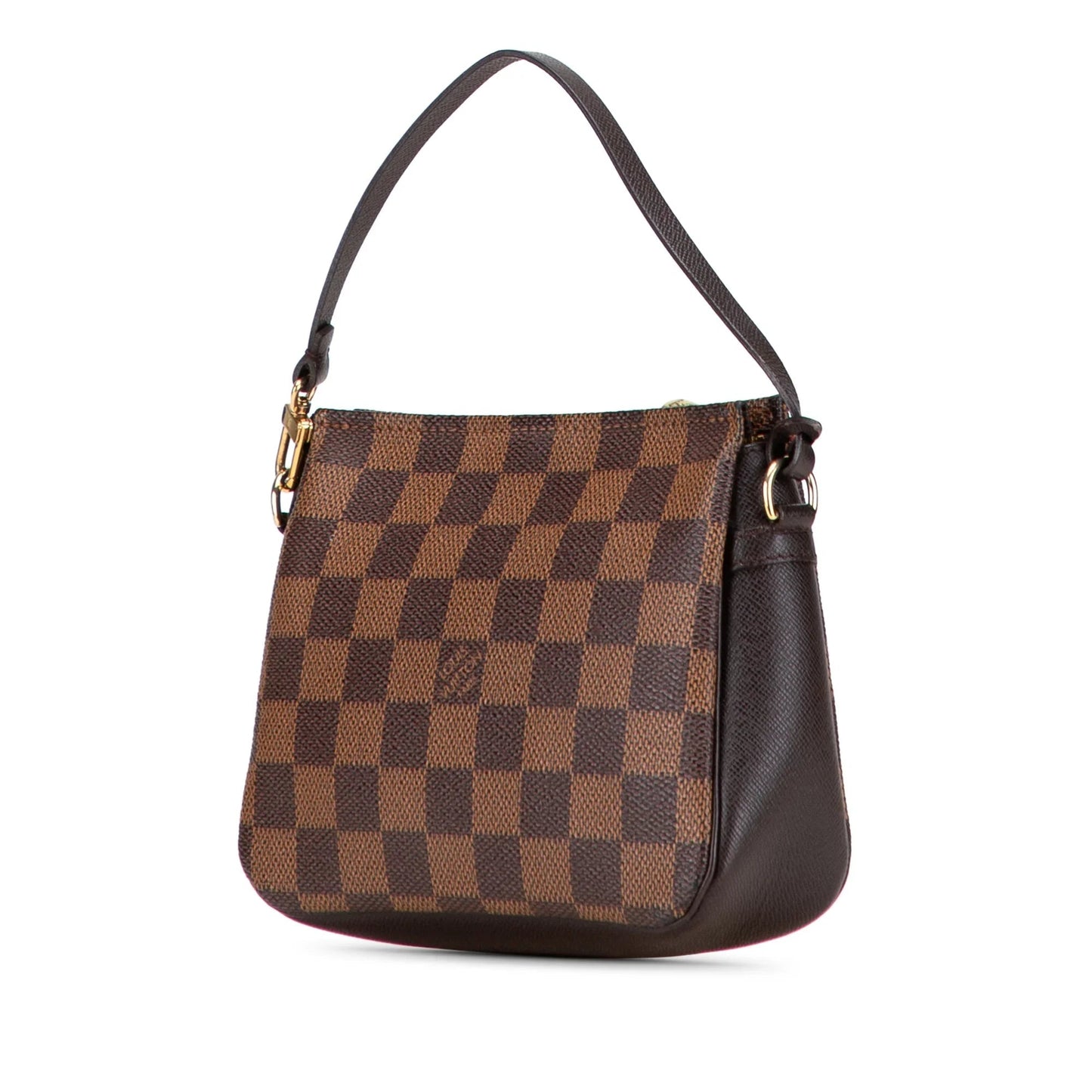 Brown Louis Vuitton Damier Ebene Trousse Pochette Handbag