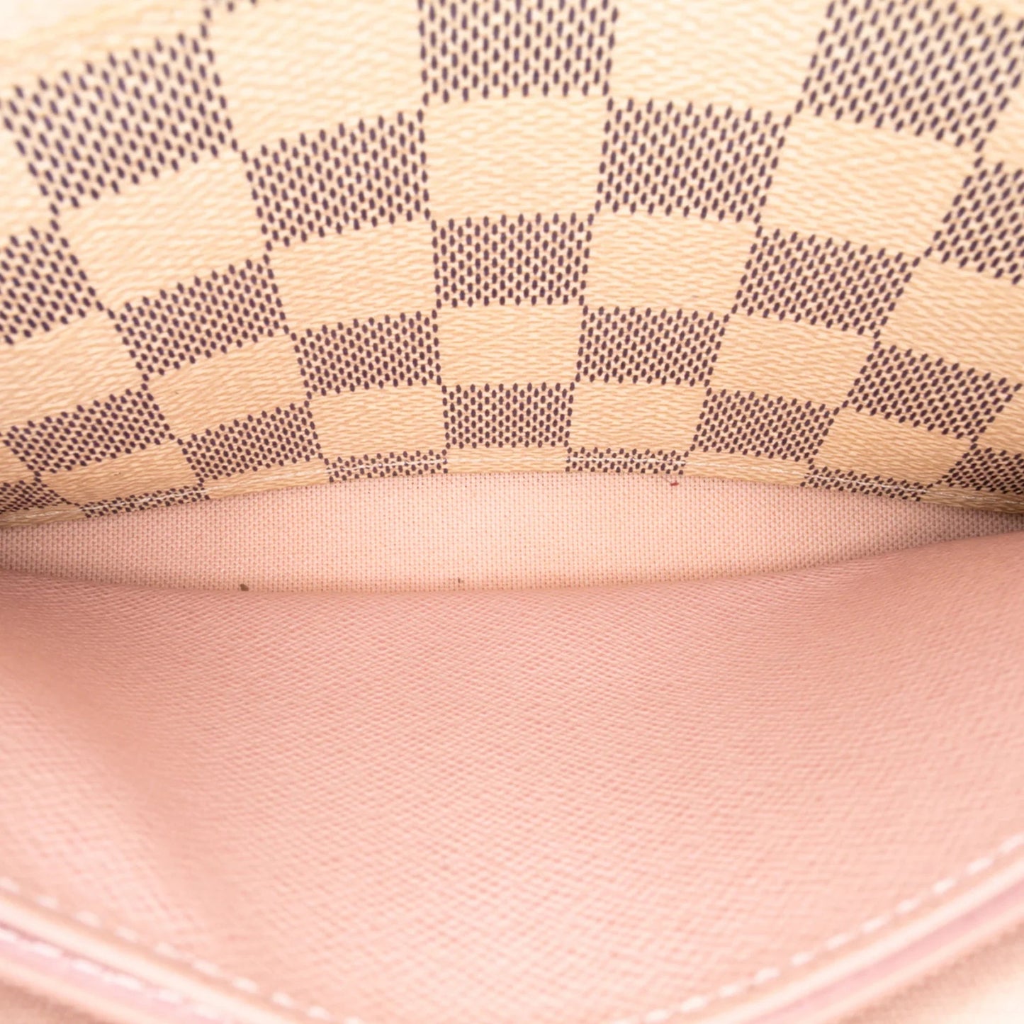 White Louis Vuitton Damier Azur Pochette Felicie Crossbody Bag