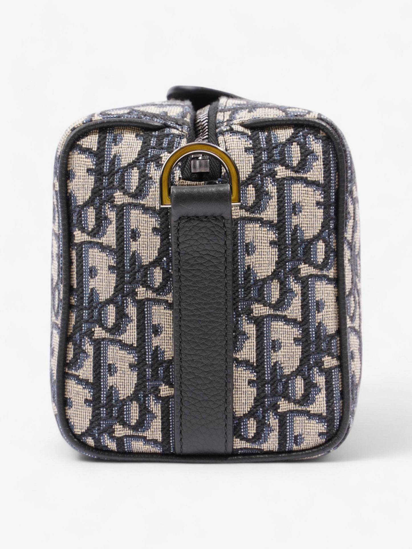 Christian Dior Lingot Duffle Black Oblique / Beige Canvas