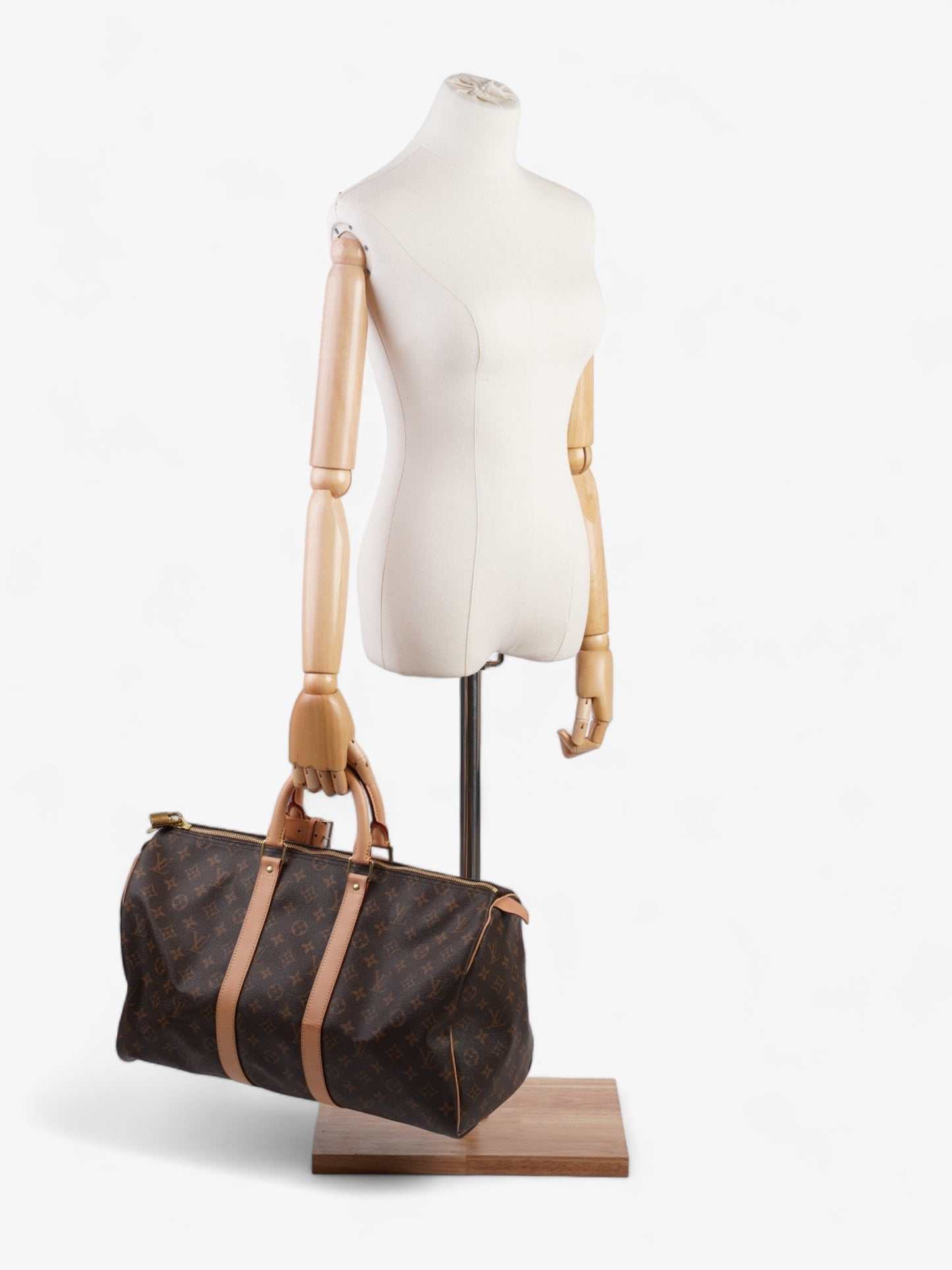 Louis Vuitton Keepall 45 Monogram Coated Canvas