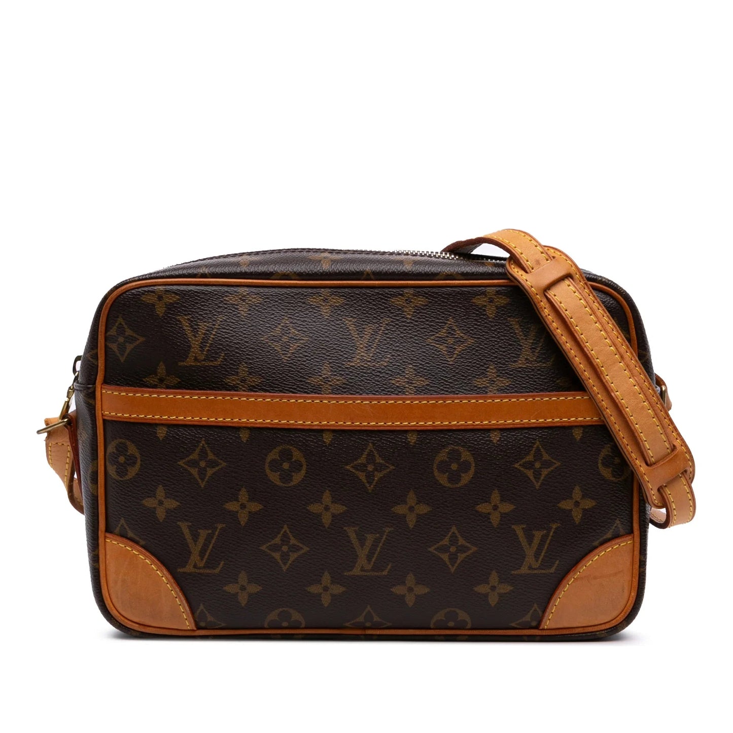 Brown Louis Vuitton Monogram Trocadero 27 Crossbody Bag