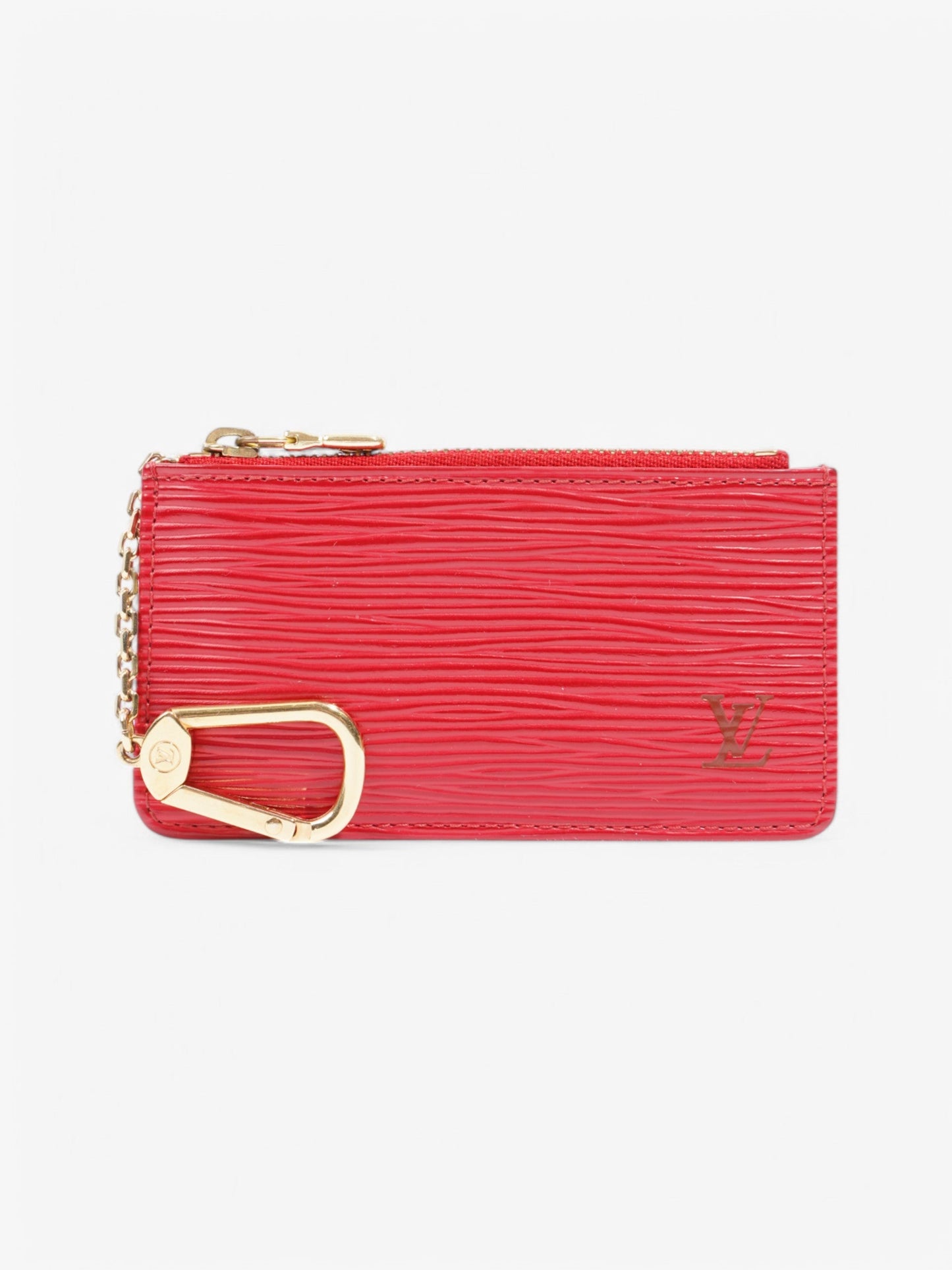 Louis Vuitton LV Coin Purse Red Epi Leather
