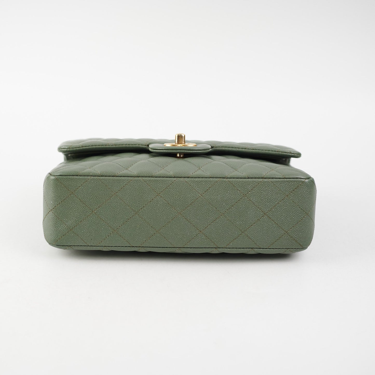 ITEM 30 - Chanel Classic Small Double Flap Iridescent Green 18C