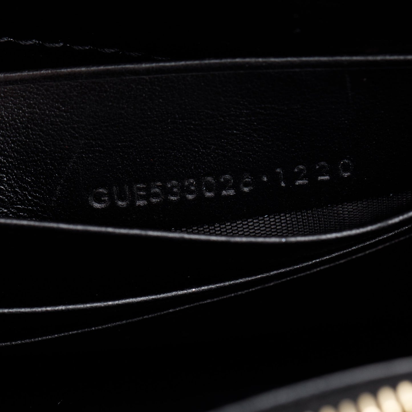 Saint Laurent 2020 Black Calfskin Leather Sunset Chain Wallet