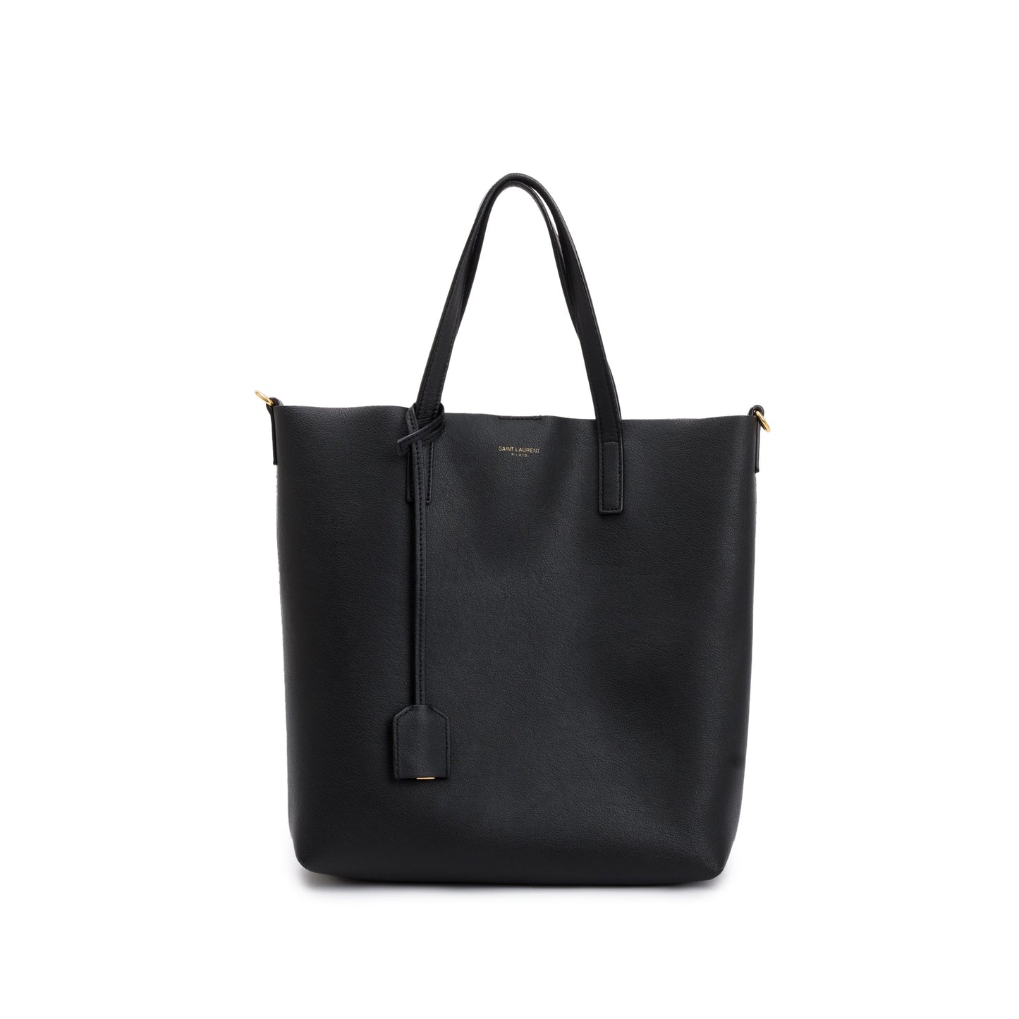Saint Laurent 2020 Black Calfskin Leather Toy Shopping Tote
