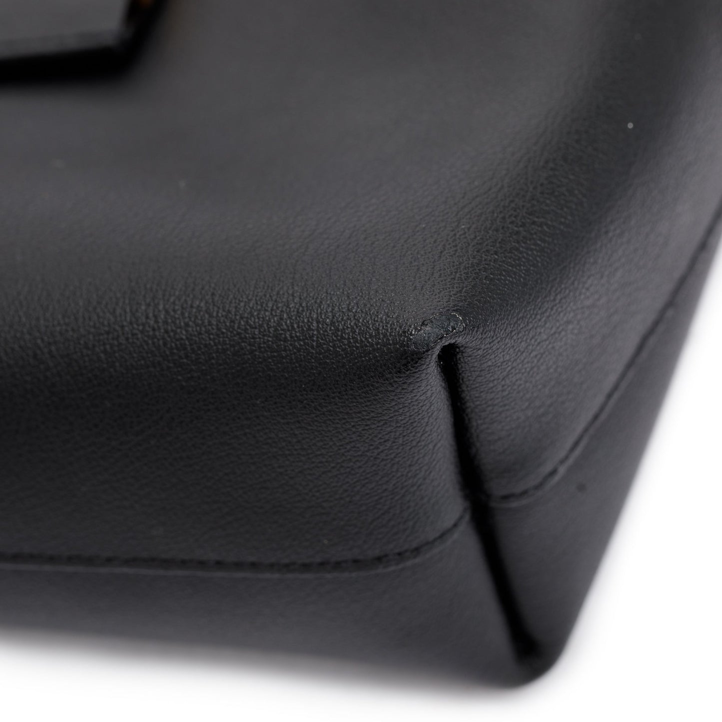 Saint Laurent 2020 Black Calfskin Leather Toy Shopping Tote