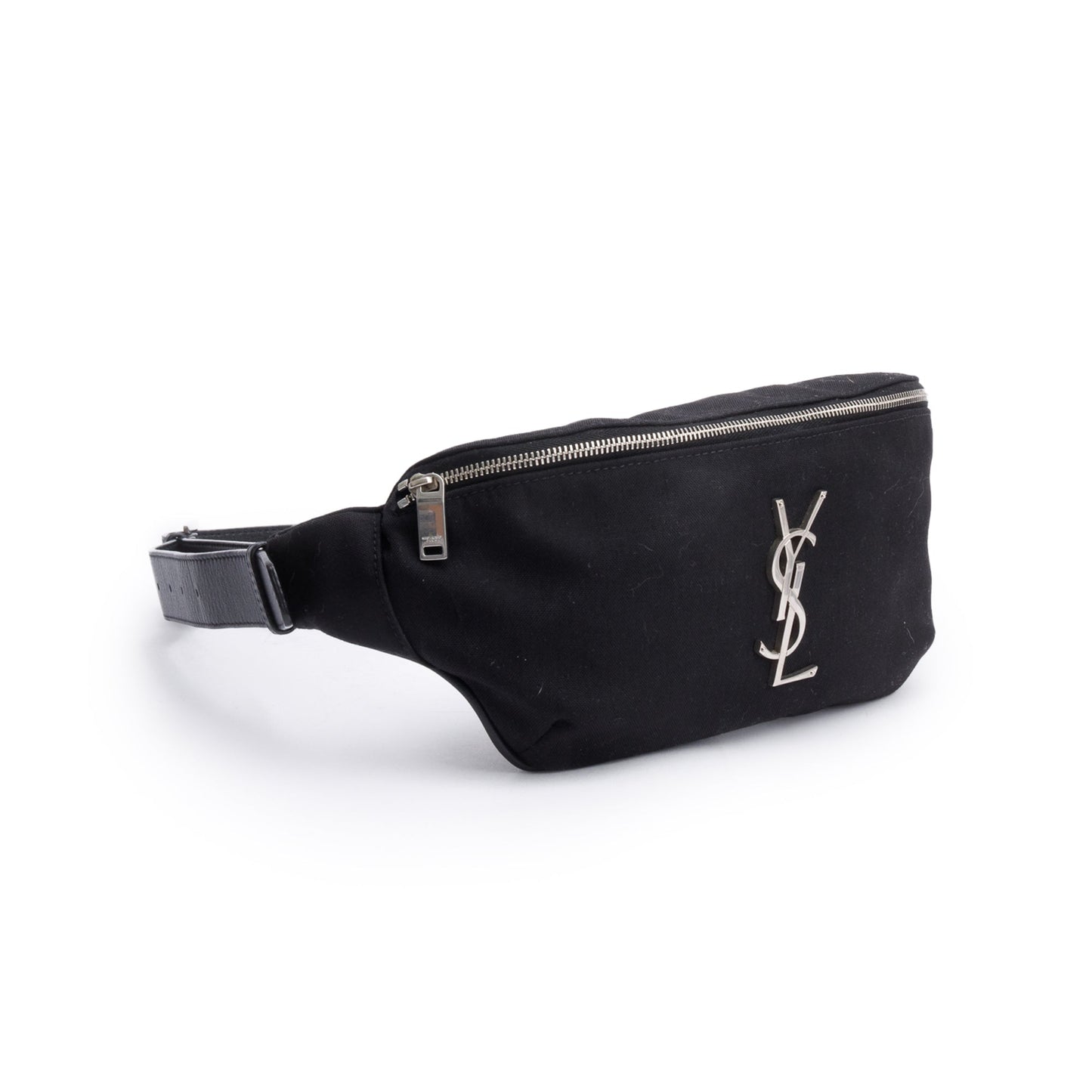Saint Laurent 2020 Black Canvas Classic Crossbody Belt Bag Bag