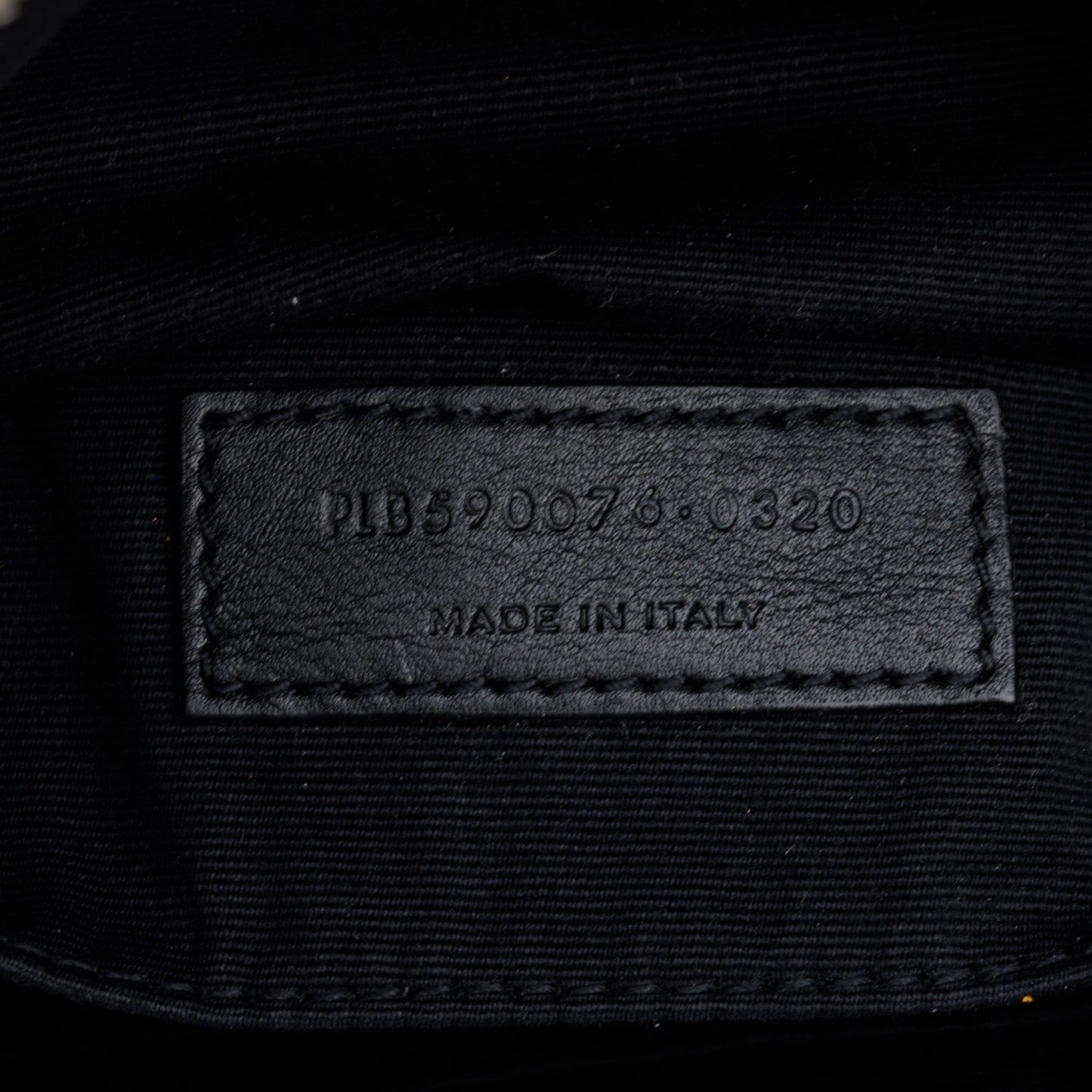 Saint Laurent 2020 Black Canvas Classic Crossbody Belt Bag Bag