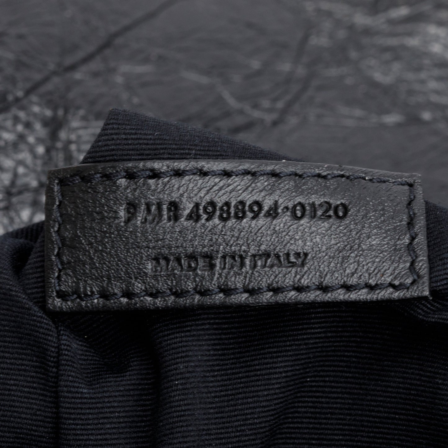 Saint Laurent 2020 Black Crinkled Calfskin Leather Medium Niki Shoulder Bag