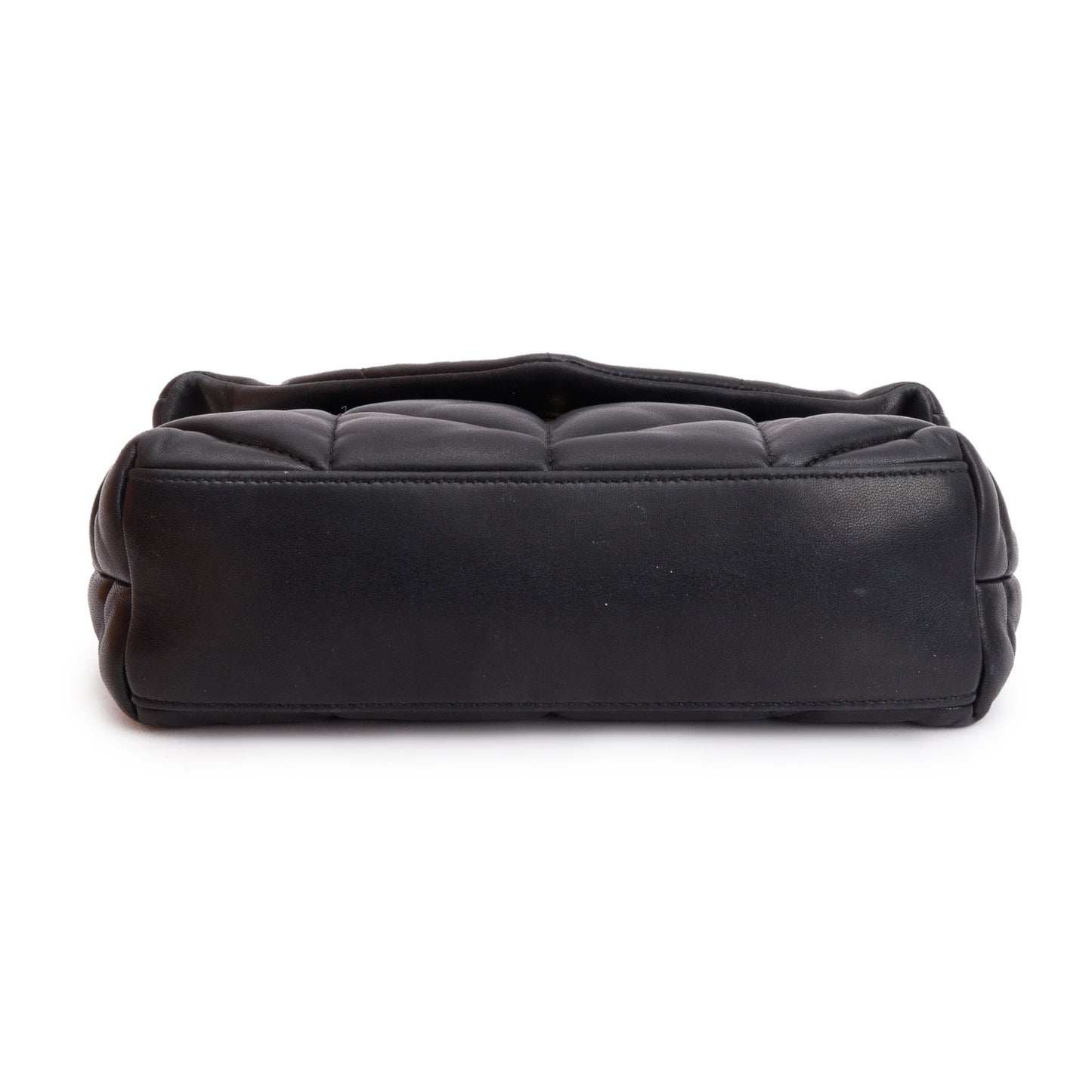 Saint Laurent 2020 Black Leather Toy Puffer Loulou Shoulder Bag