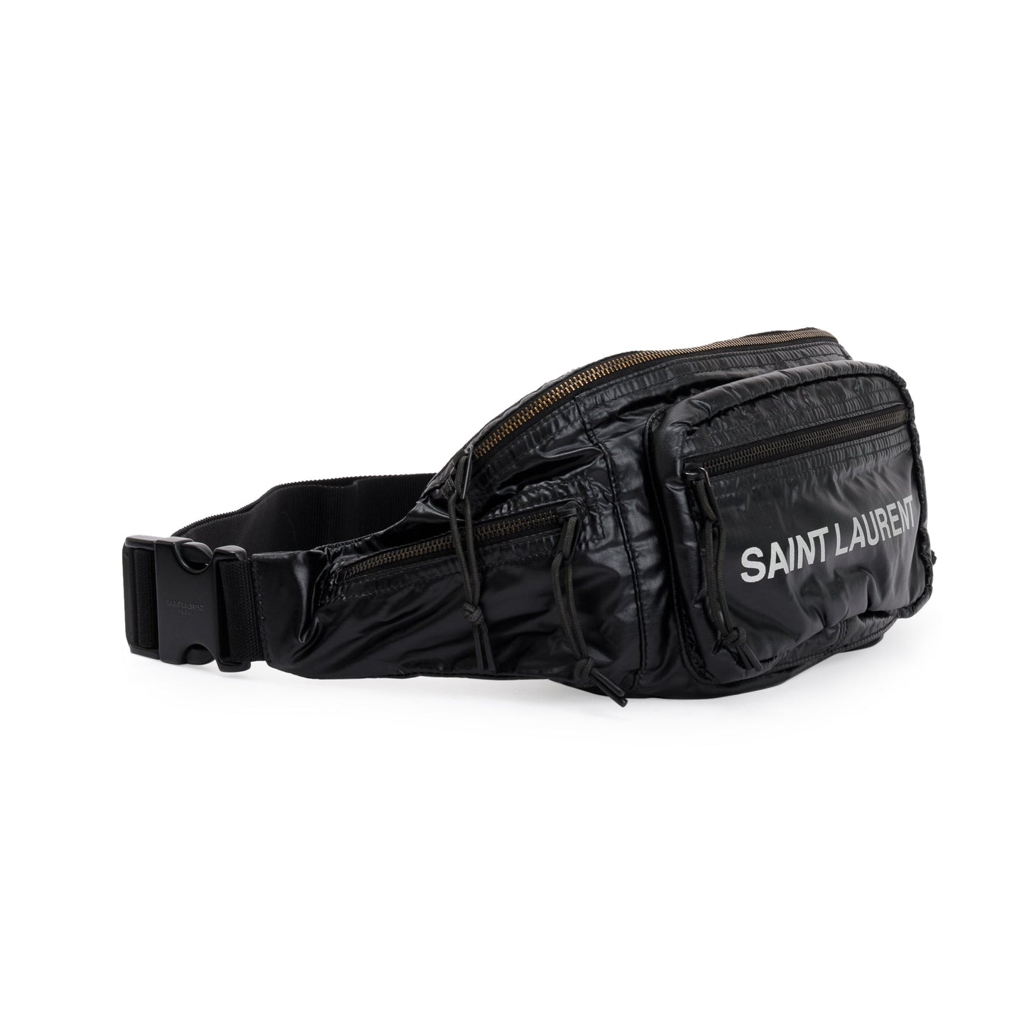 Saint Laurent 2020 Black Nylon Nuxx Crossbody Belt Bag