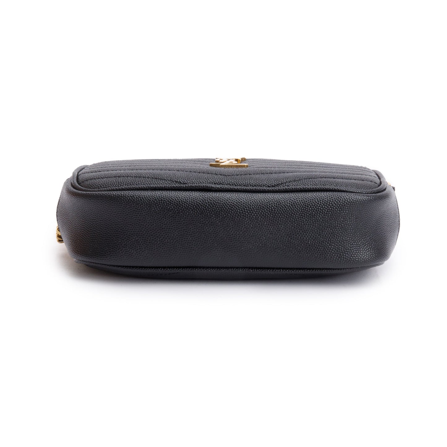 Saint Laurent 2020 Black Quilted Leather Mini Lou Camera Bag