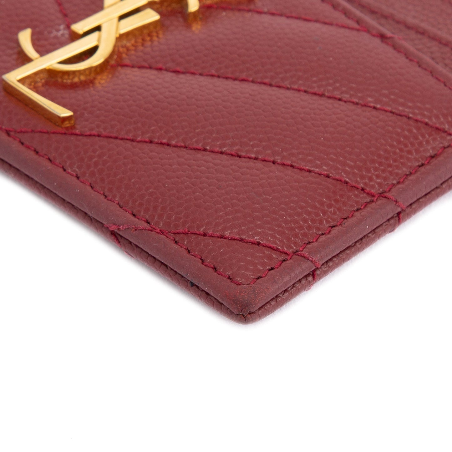 Saint Laurent 2020 Cassandre Matelasse Card Case
