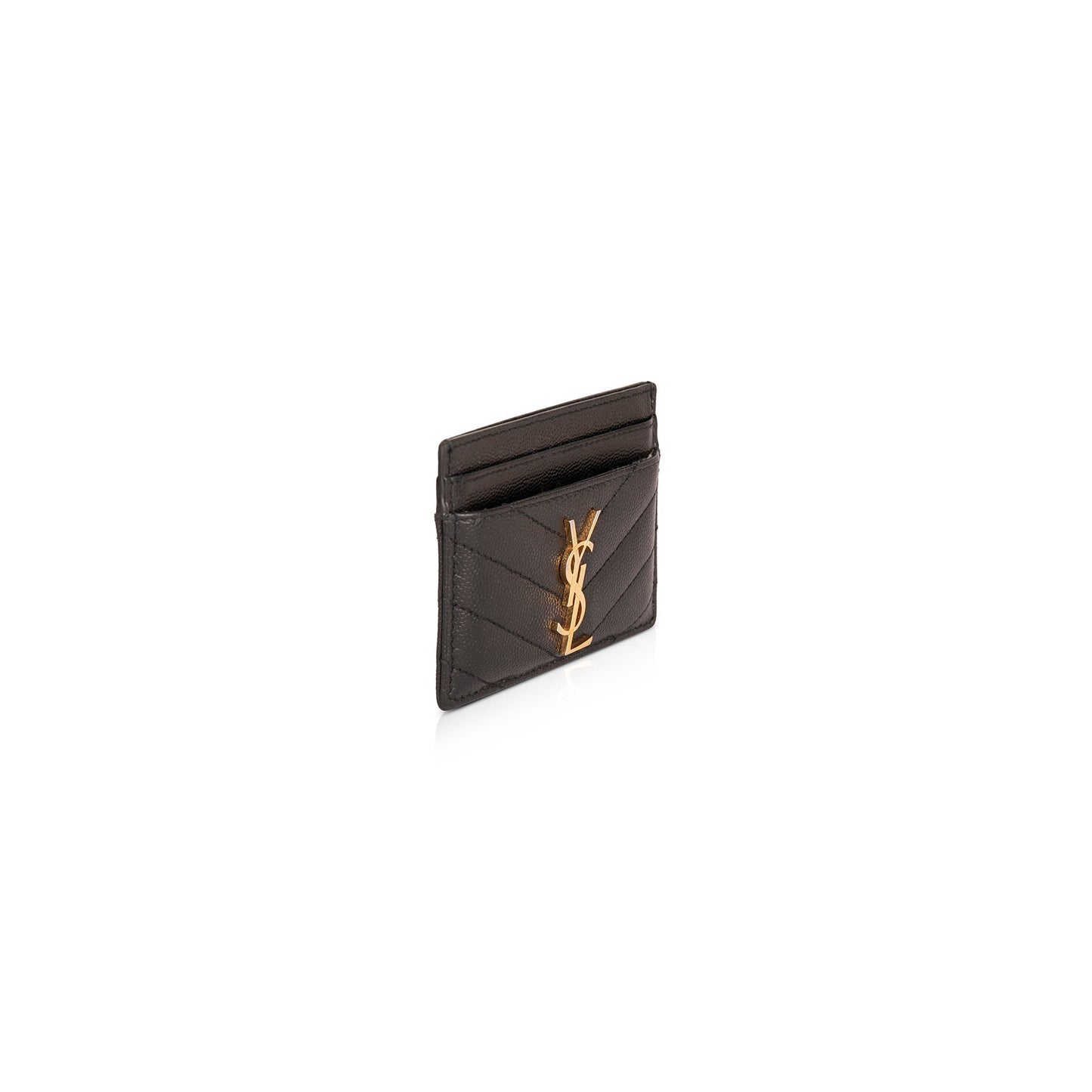Saint Laurent 2020 Monogram Leather Card Holder