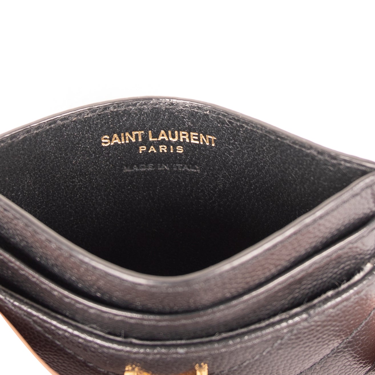 Saint Laurent 2020 Monogram Leather Card Holder