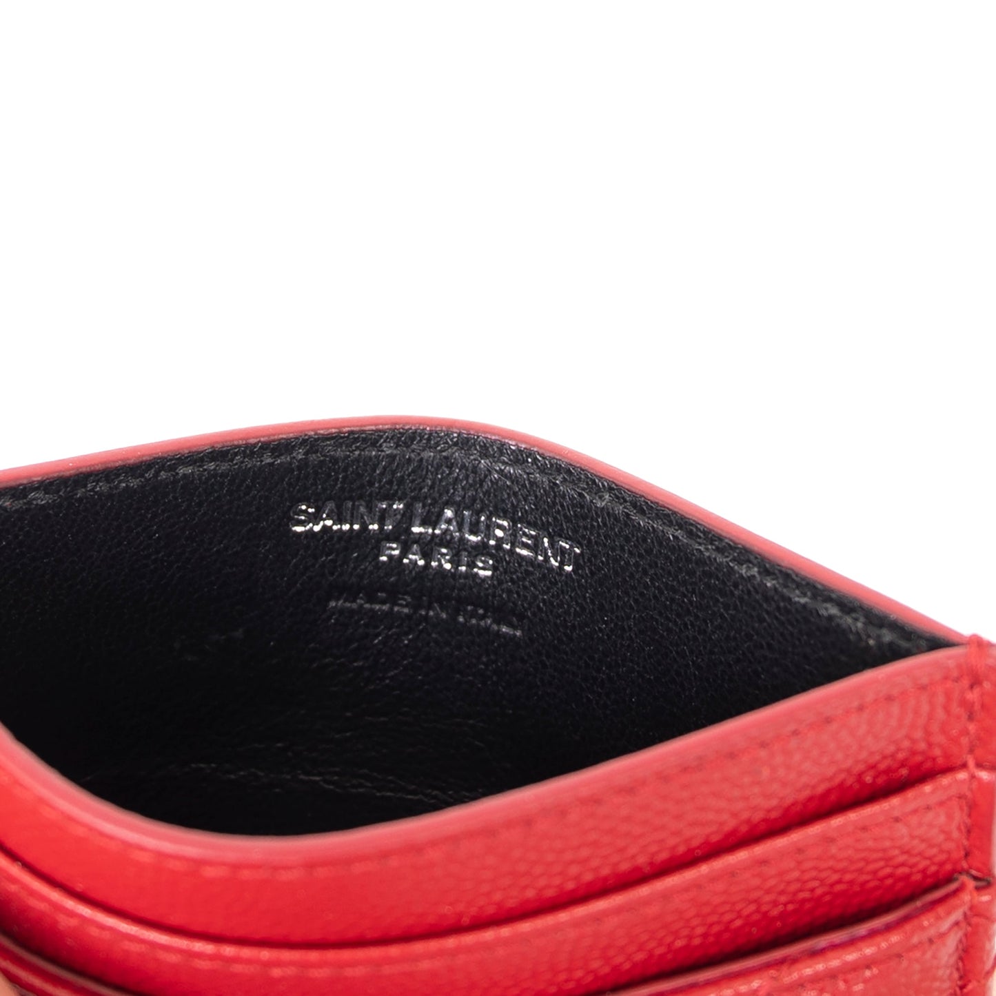 Saint Laurent 2020 Monogram Leather Card Holder