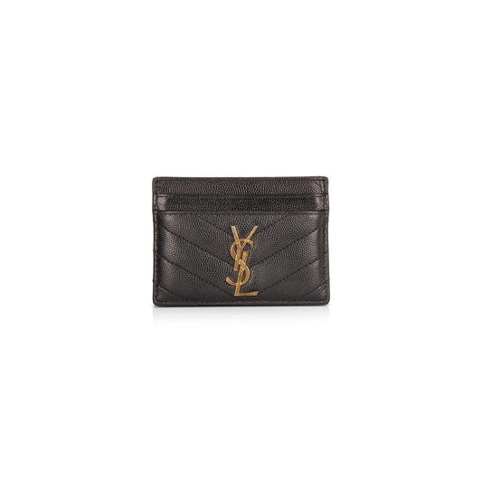 Saint Laurent 2020 Monogram Leather Card Holder
