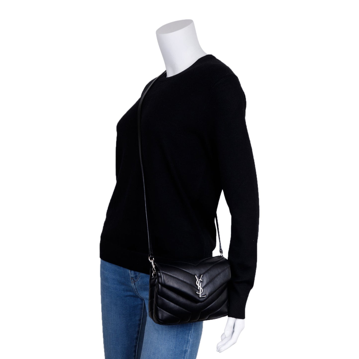 Saint Laurent 2020 Monogram Matelasse Toy Loulou Crossbody Bag
