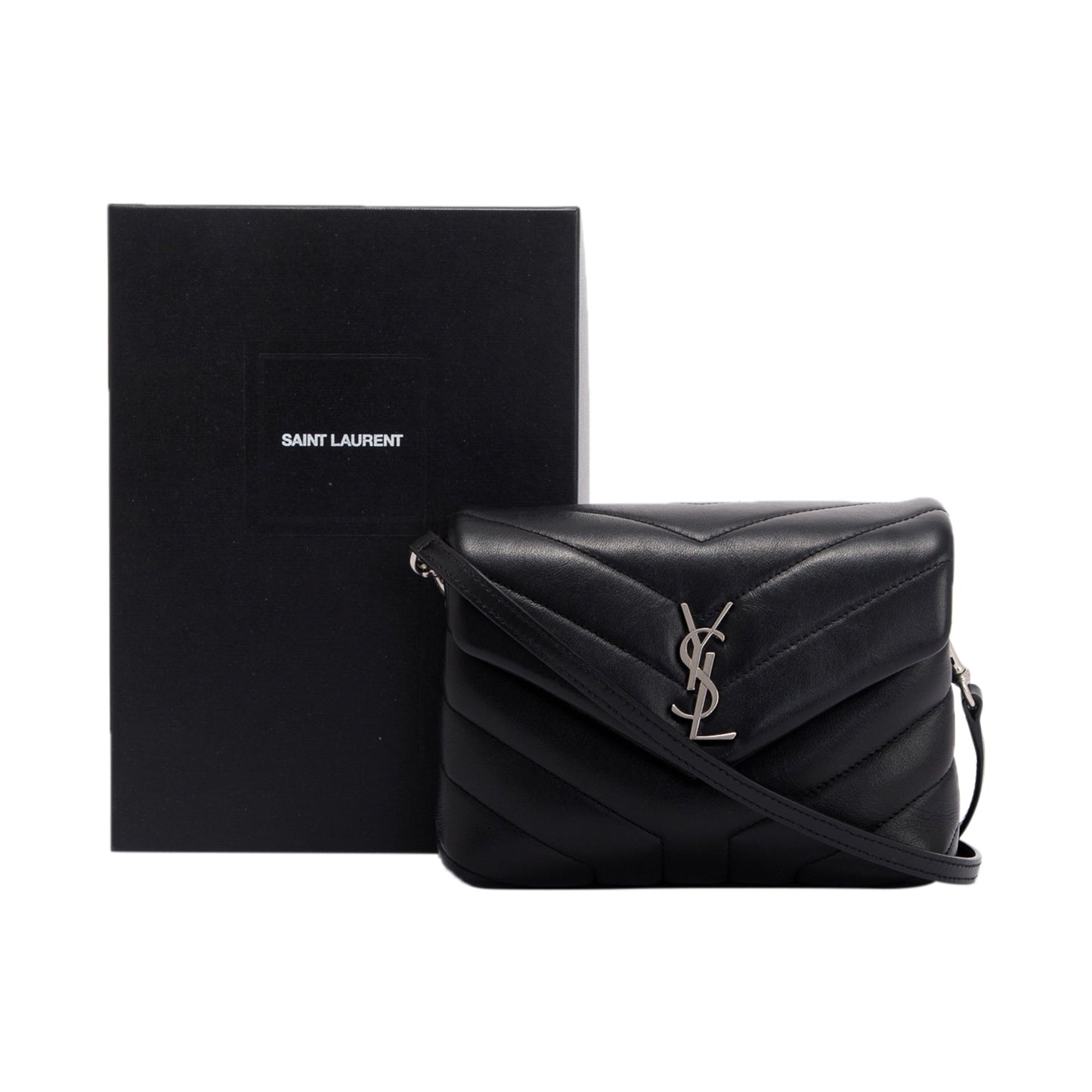 Saint Laurent 2020 Monogram Matelasse Toy Loulou Crossbody Bag