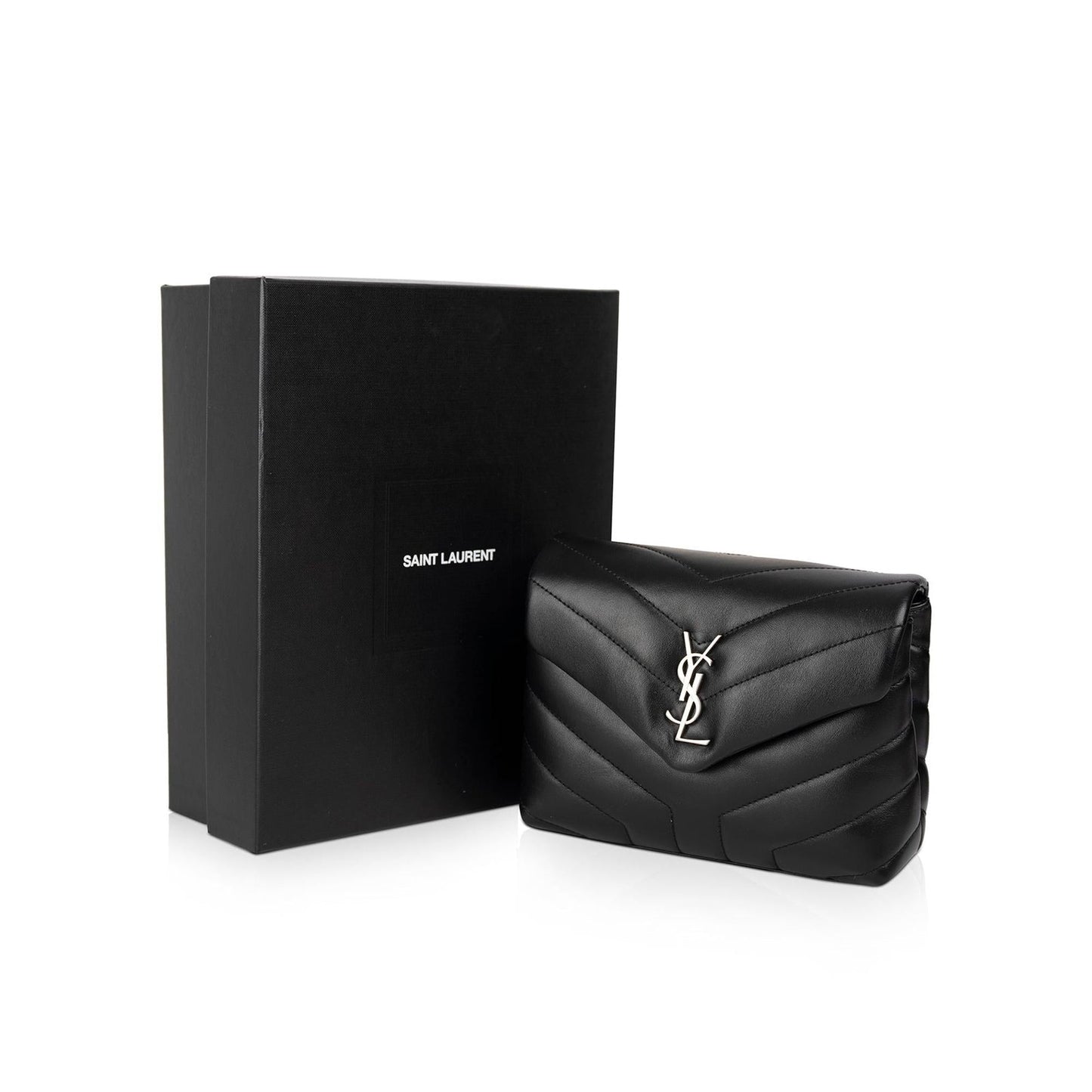 Saint Laurent 2020 Monogram Matelasse Toy Loulou Crossbody Bag