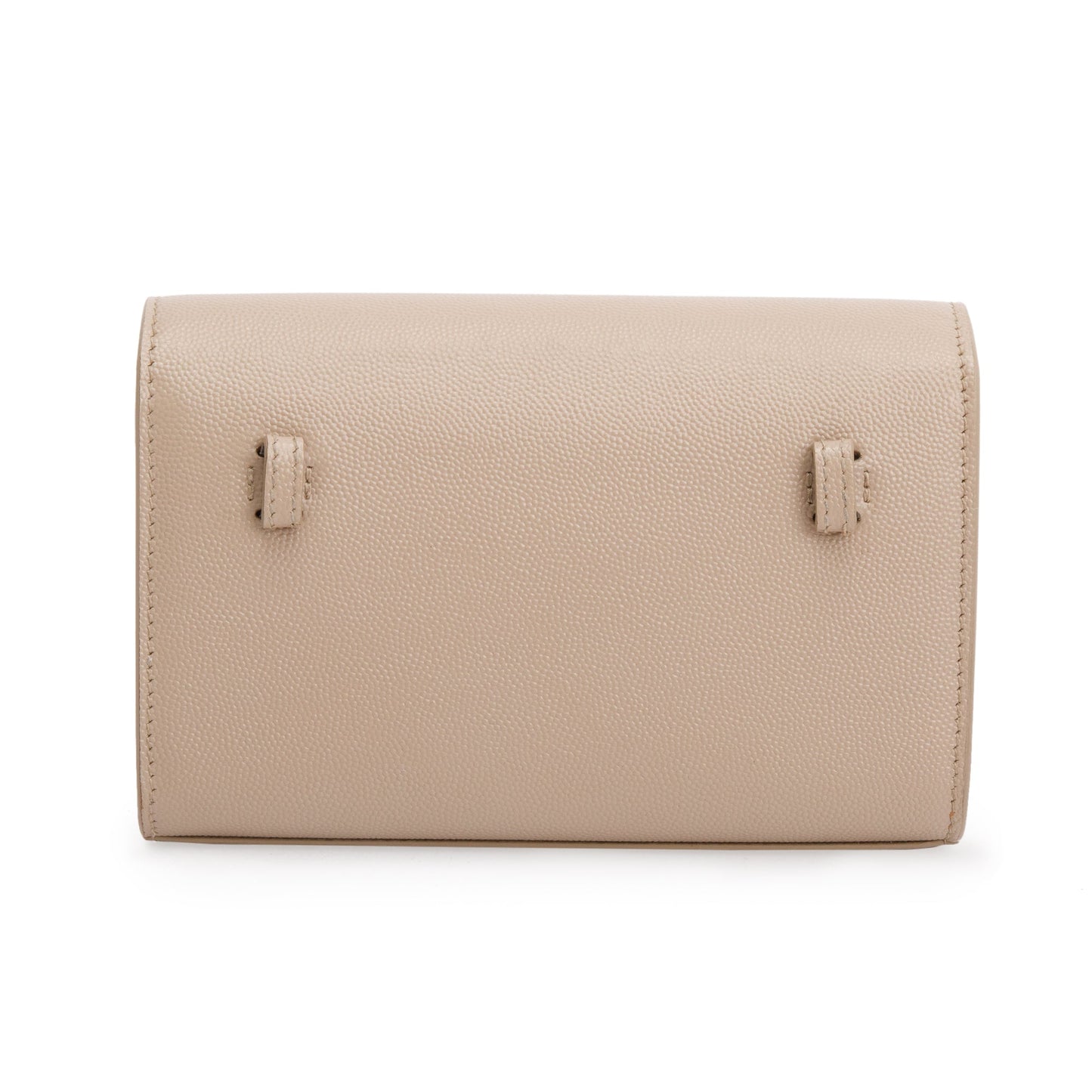 Saint Laurent 2021 Beige Grain De Poudre Leather Kate Belt Bag