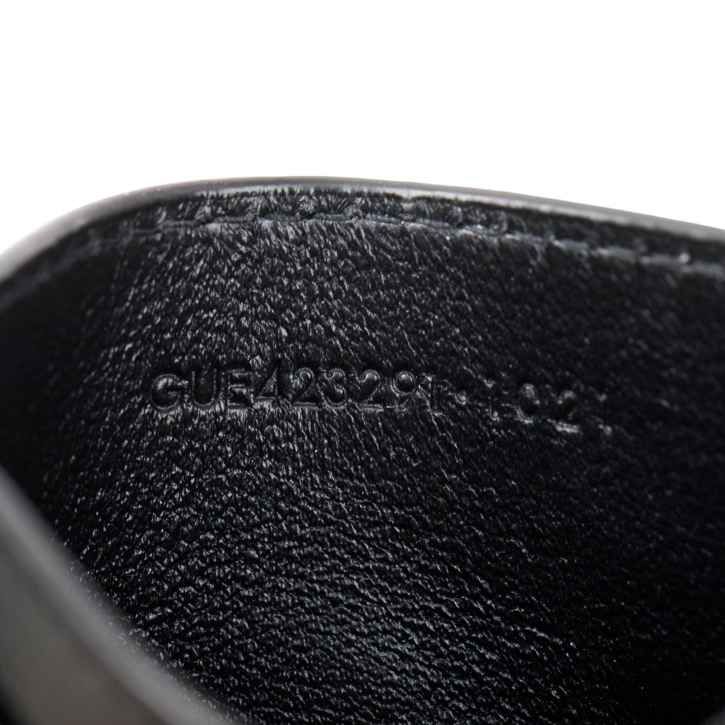 Saint Laurent 2021 Black Grain De Poudre Leather Cassandre Matelasse Card Case