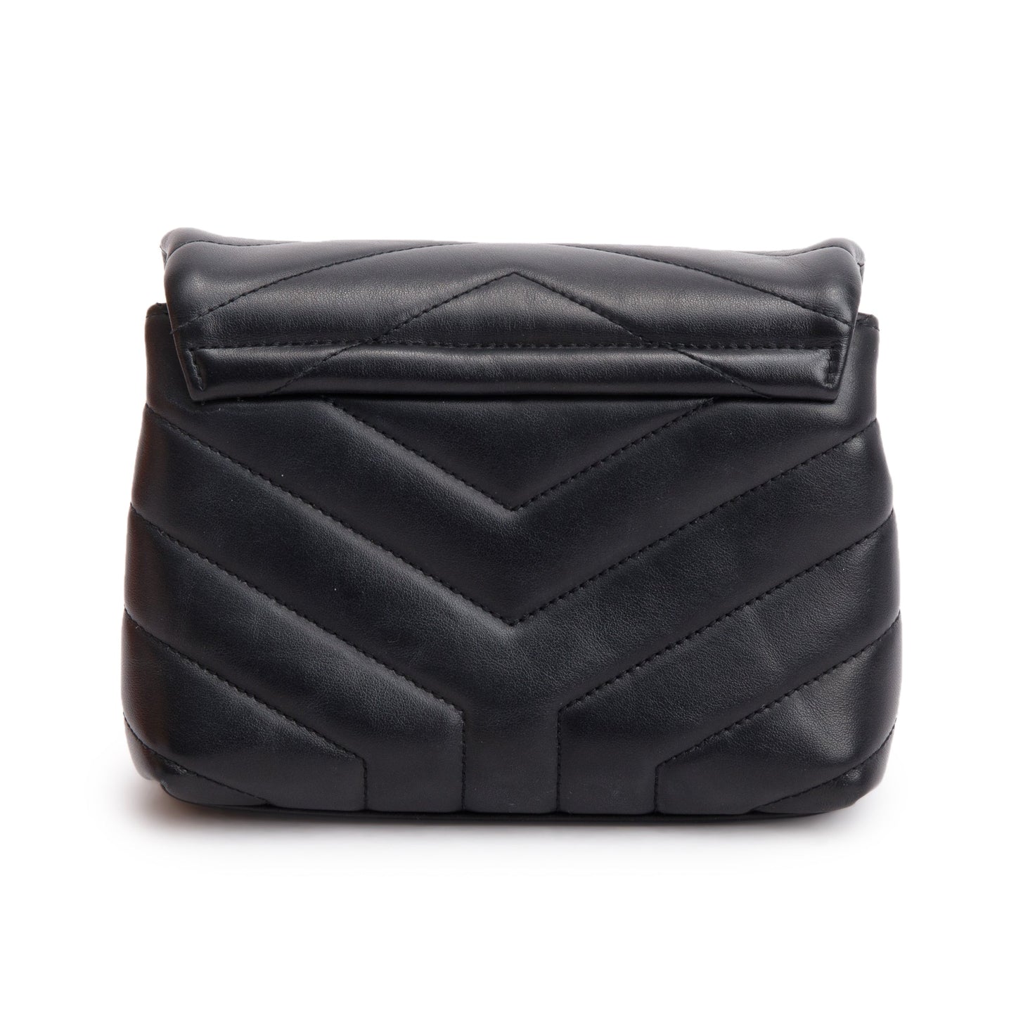Saint Laurent 2021 Black Monogram Matelasse Toy Loulou Crossbody Bag