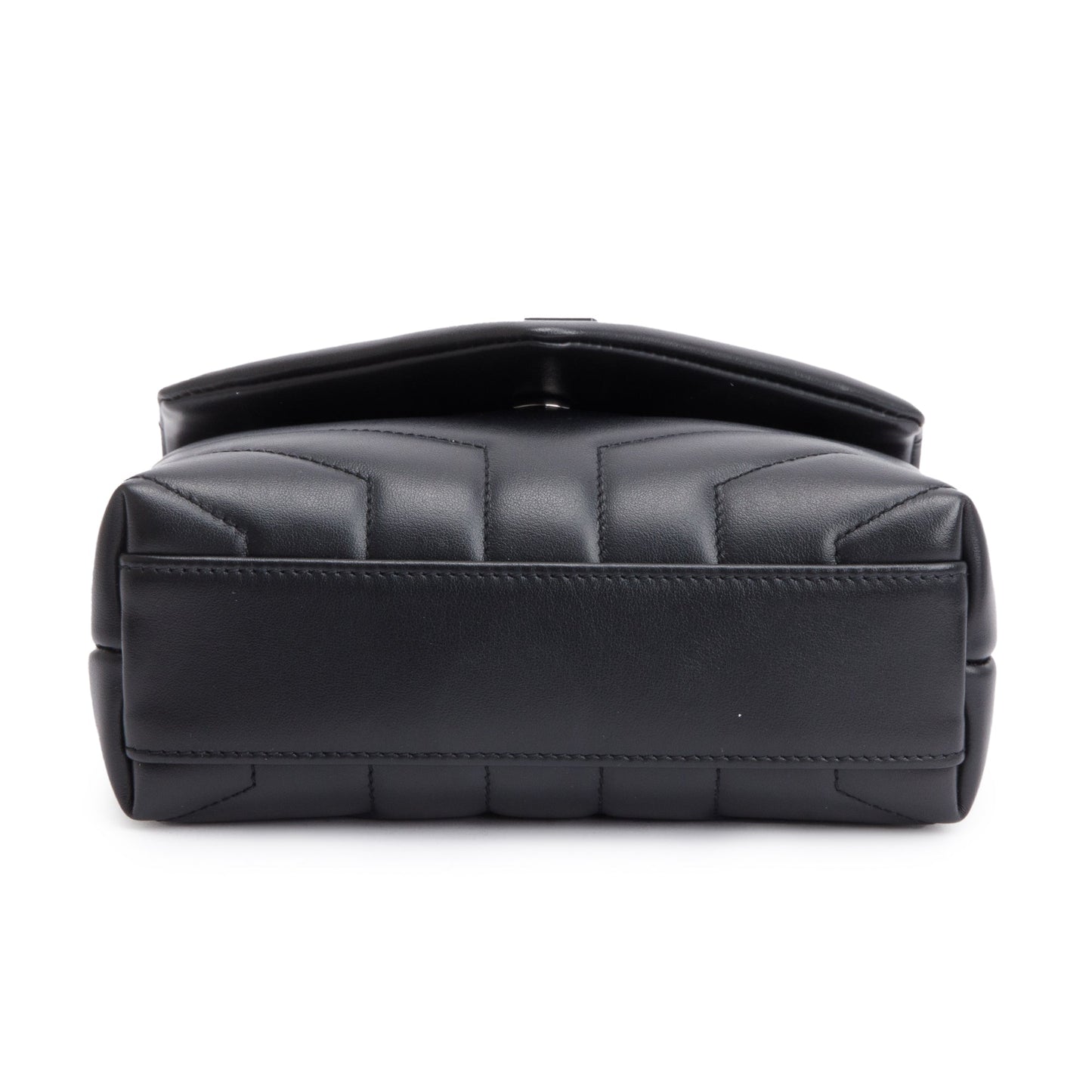 Saint Laurent 2021 Black Monogram Matelasse Toy Loulou Crossbody Bag
