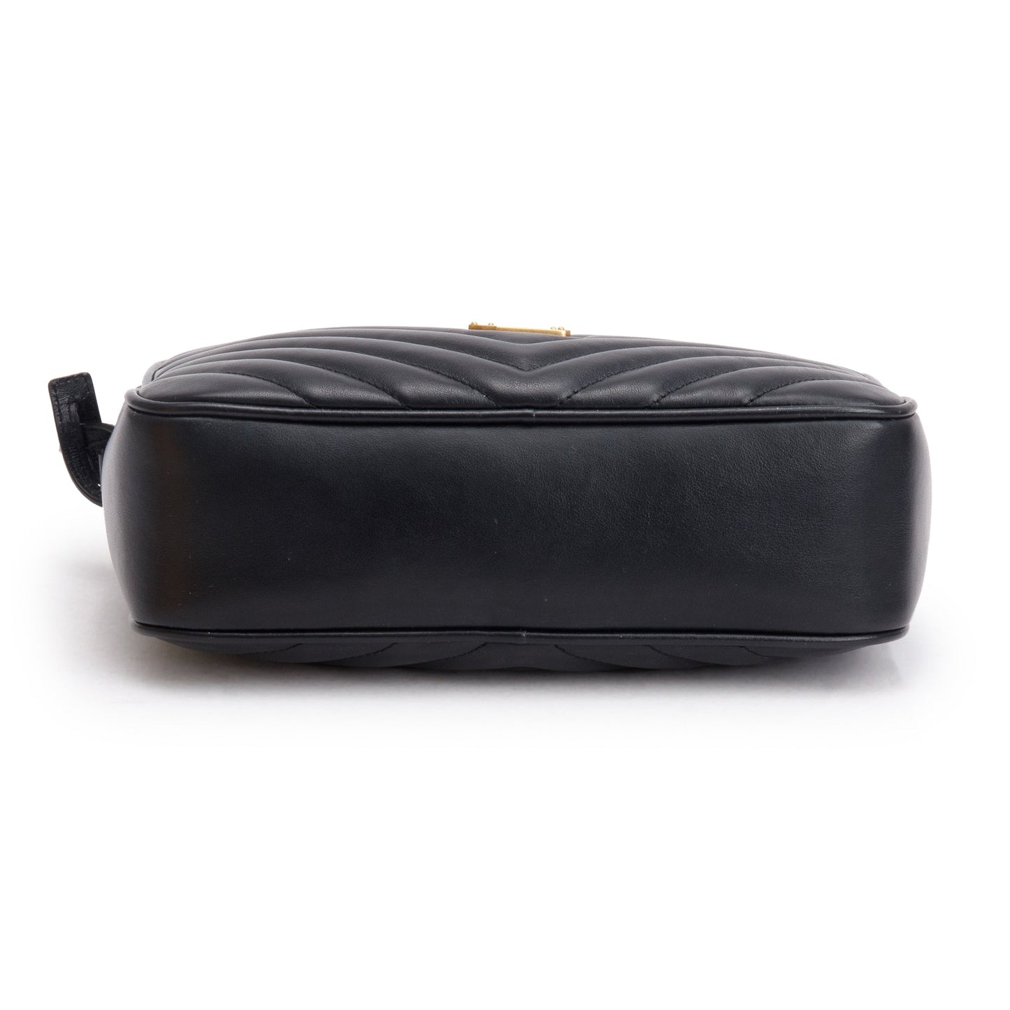 Saint Laurent 2021 Black Quilted Leather Lou Camera Bag