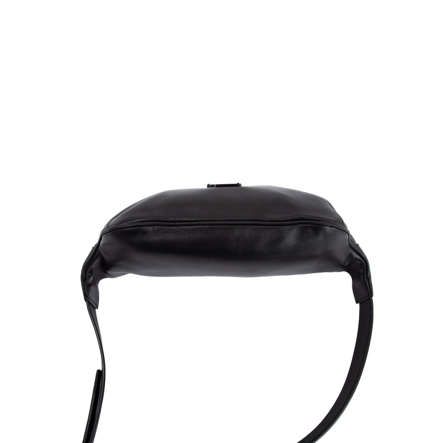 Saint Laurent 2021 Black Soft Lambskin Cassandre Classic Crossbody Bag