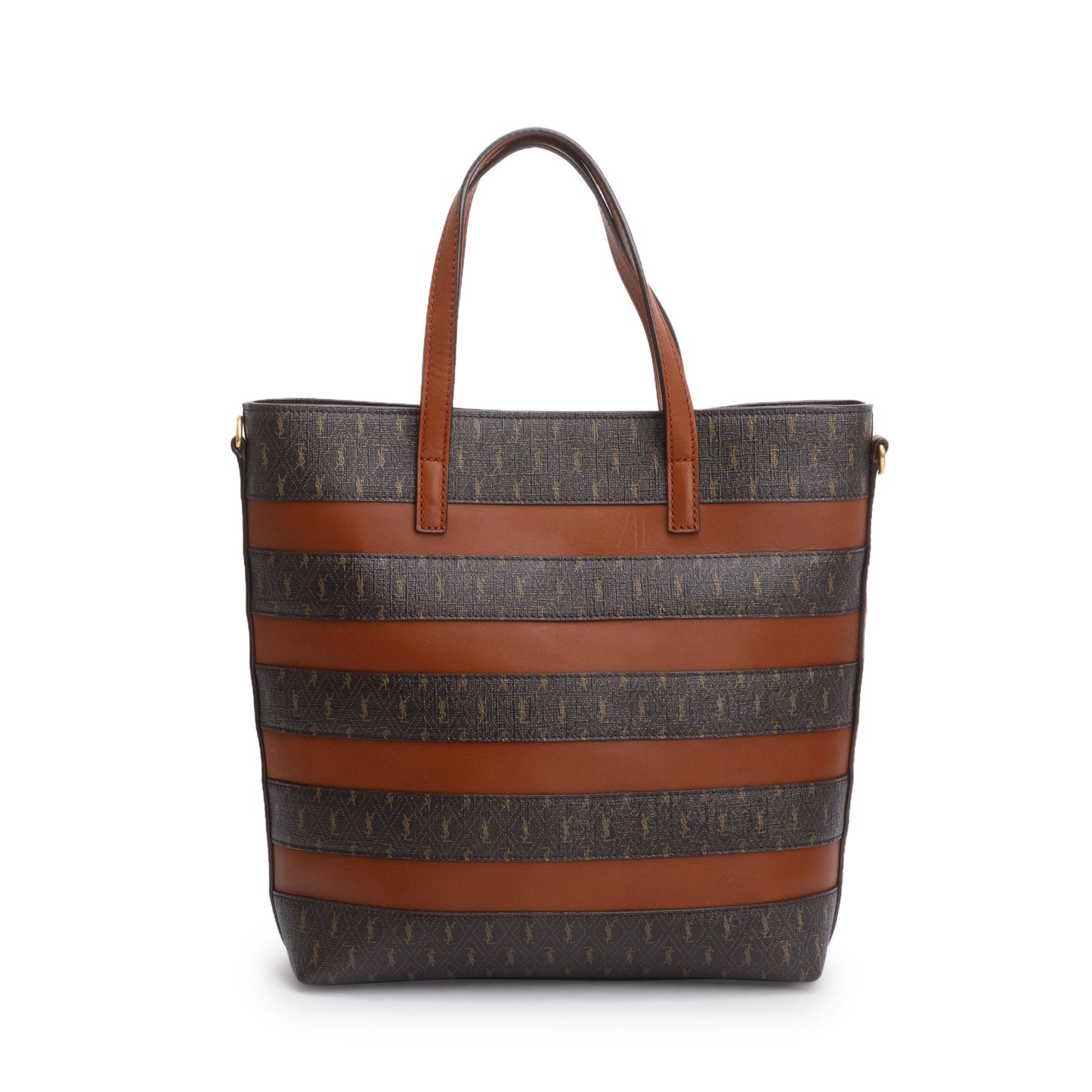Saint Laurent 2021 Brown Le Monogram Toy Shopping Tote