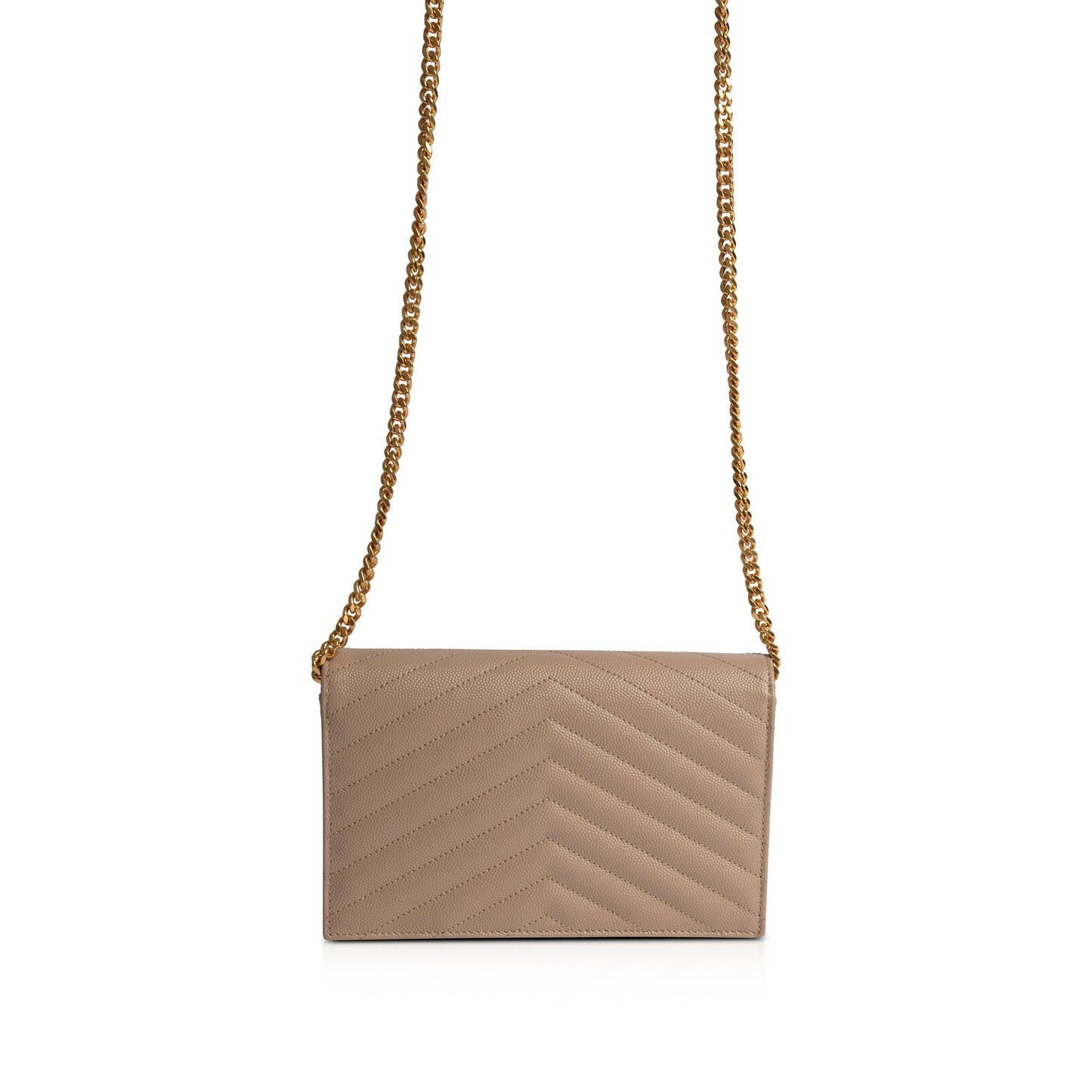 Saint Laurent 2021 Cassandre Envelope Chain Wallet