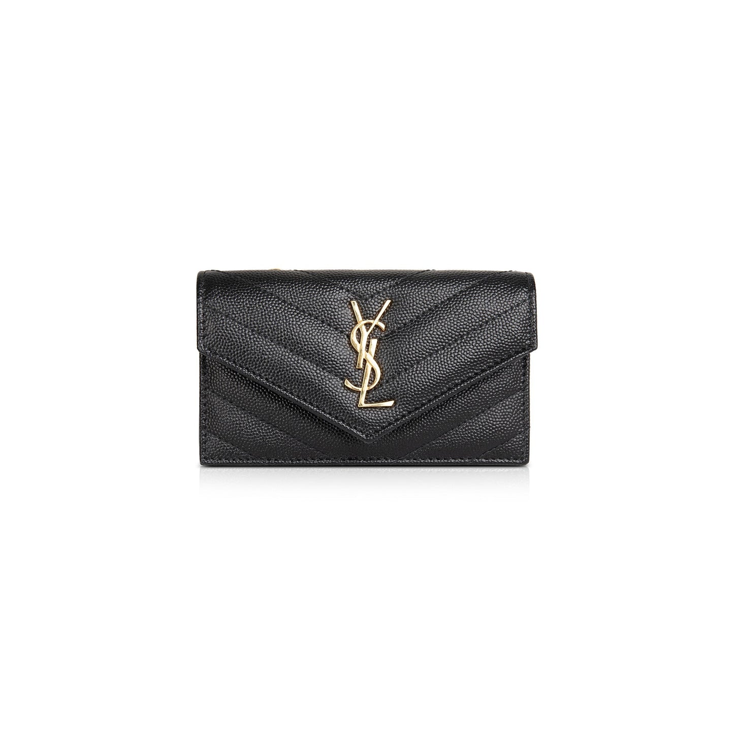 Saint Laurent 2021 Cassandre Fragments Flap Card Case