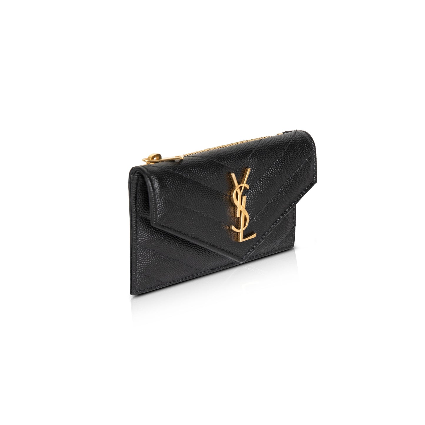 Saint Laurent 2021 Cassandre Fragments Flap Card Case