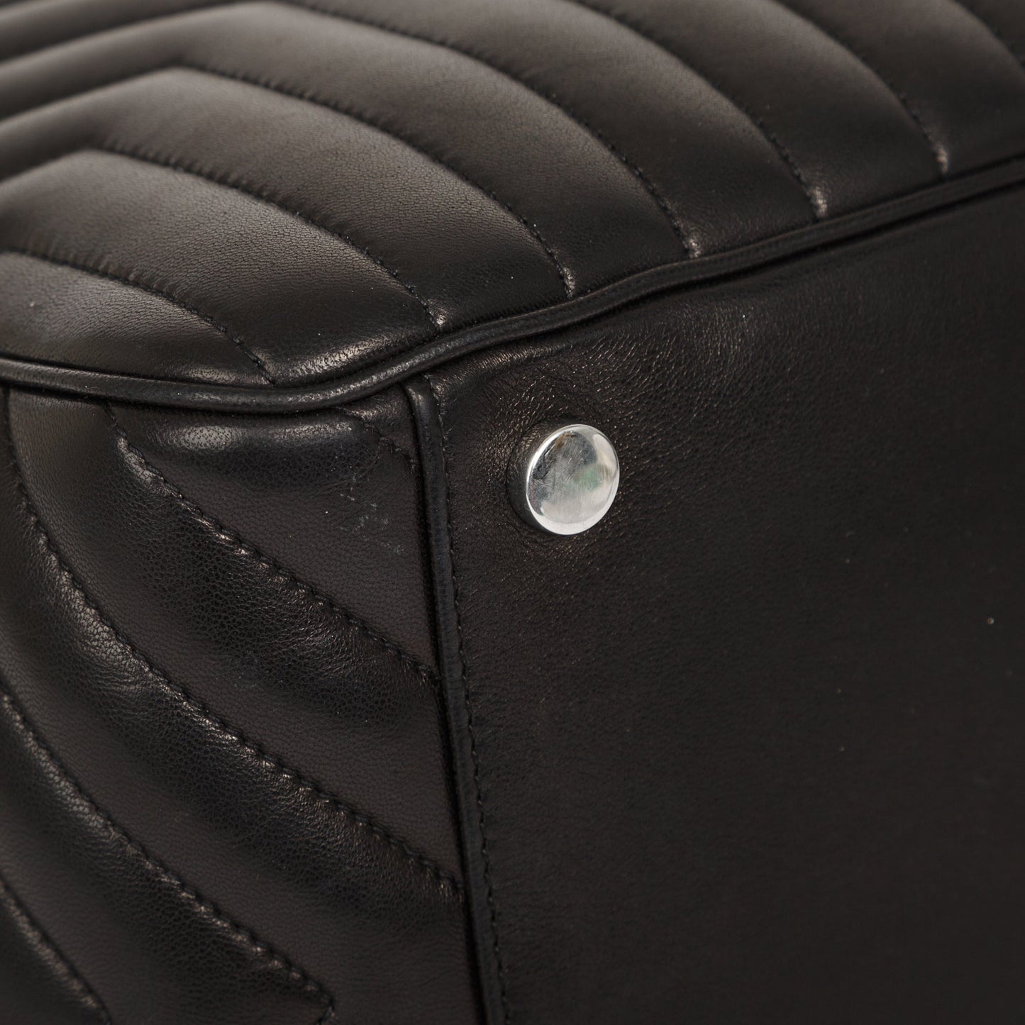 Saint Laurent 2021 Matelasse Joan Bowling Bag